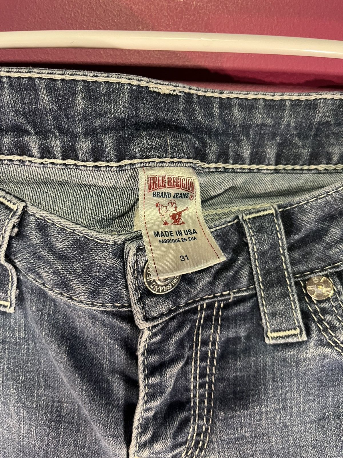 True Religion True religion vintage embroidered jeans Size 31" - 4 Thumbnail