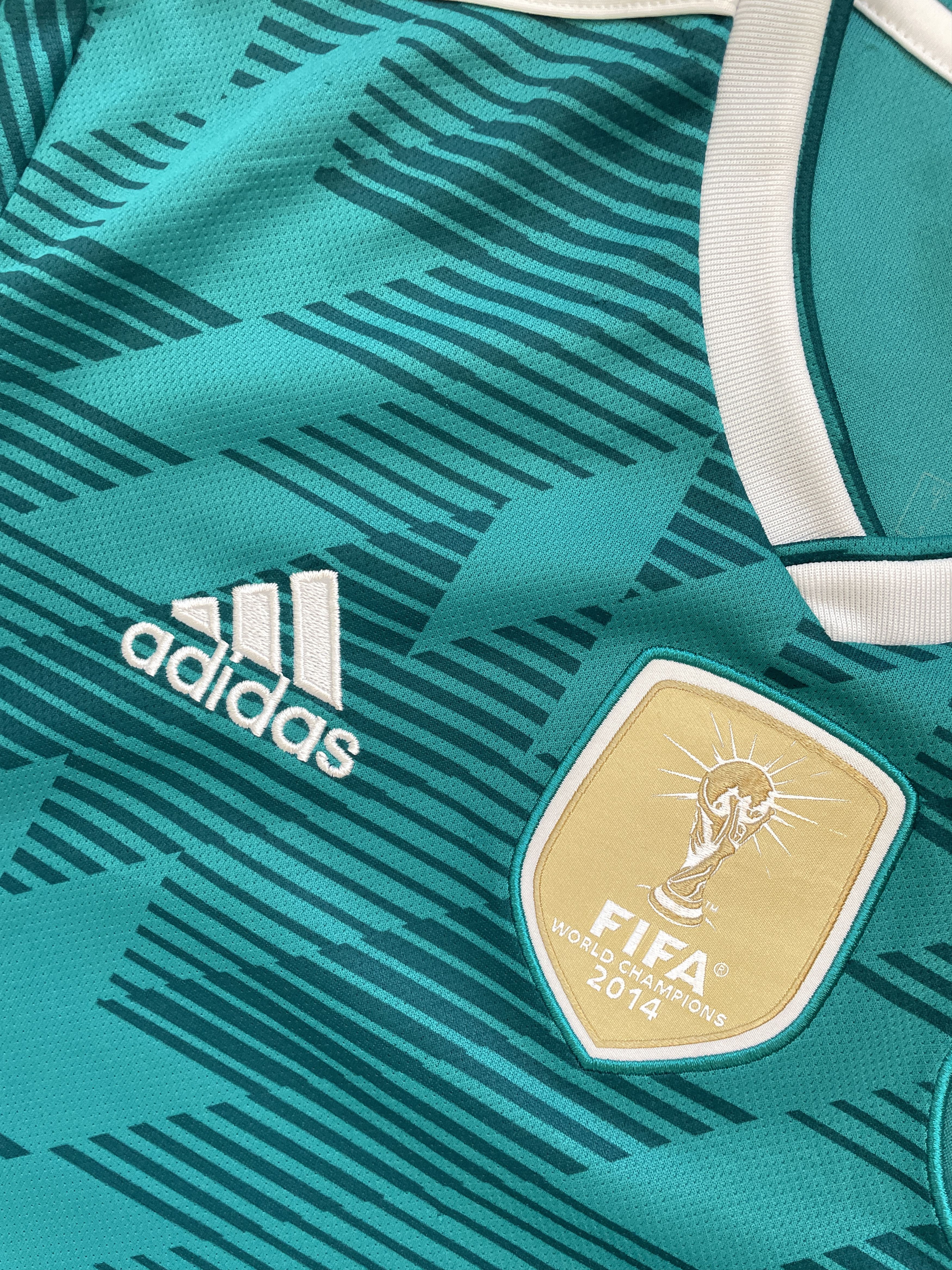 Adidas ADIDAS BLOKECORE GERMANY TEAL 2018 BLOKECORE JERSEY Size US S / EU 44-46 / 1 - 3 Thumbnail