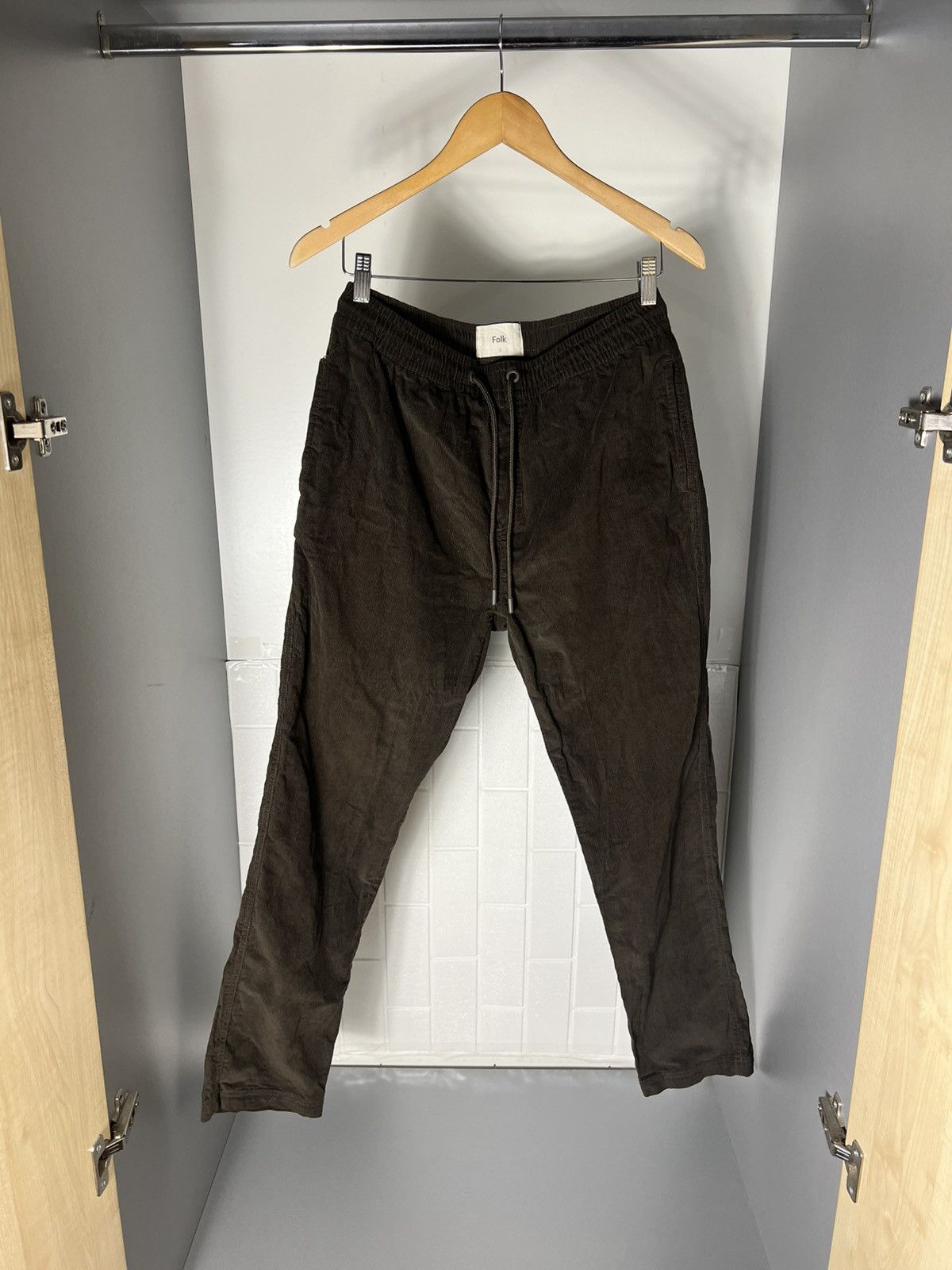 Folk × Japanese Brand VERY RARE FOLK VELVET DESIGNER CHINO PANTS CASUAL Y2K 90s Size US 30 / EU 46 - 1 Thumbnail