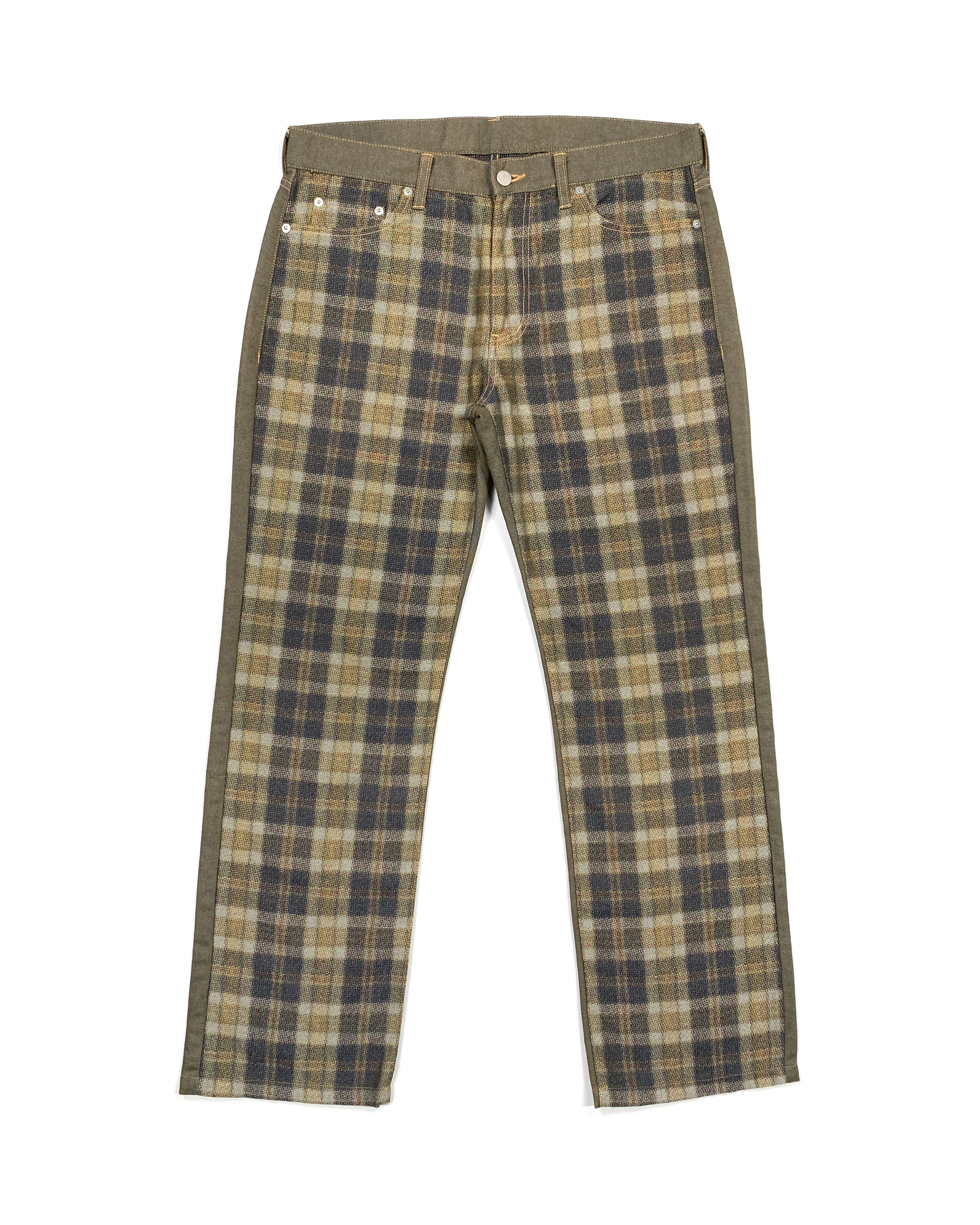 Comme des Garcons Homme Plus 2003 Pixel Plaid Pants Size US 34 / EU 50 - 1 Thumbnail