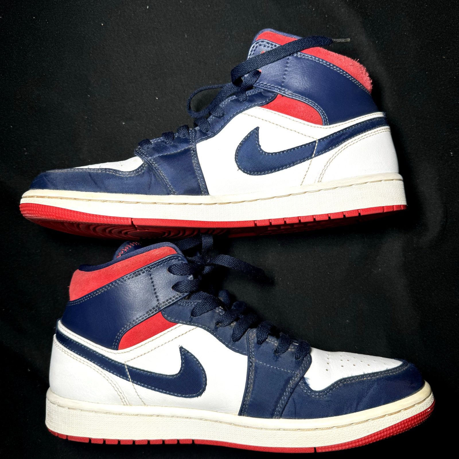 Jordan Brand × Nike Nike Air Jordan 1 Mid SE Olympic Men's Shoes - Size 9.5 Size US 9.5 / EU 42-43 - 3 Thumbnail