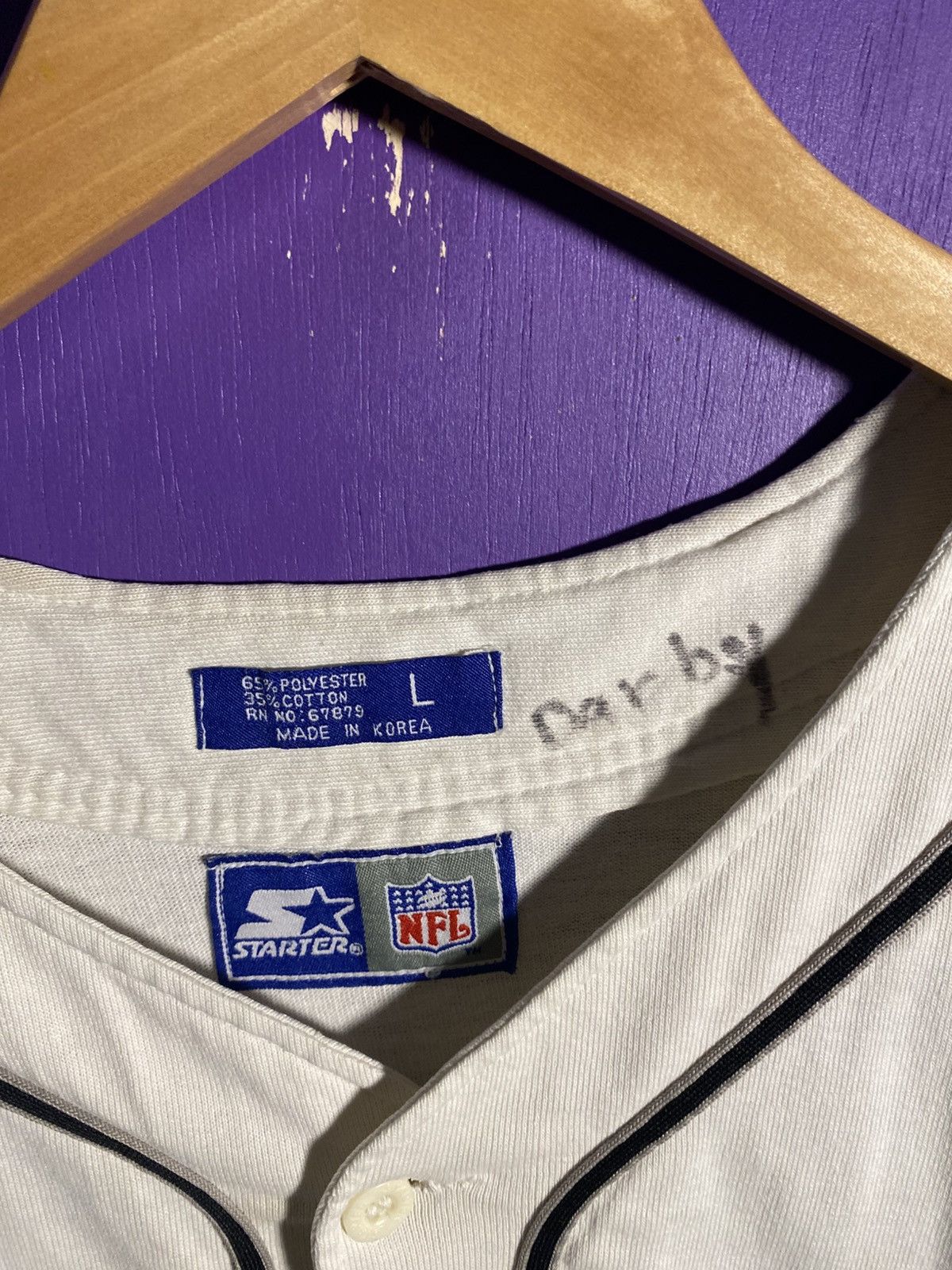Starter Vintage 90s Starter Oakland raiders baseball jersey Size US L / EU 52-54 / 3 - 4 Thumbnail