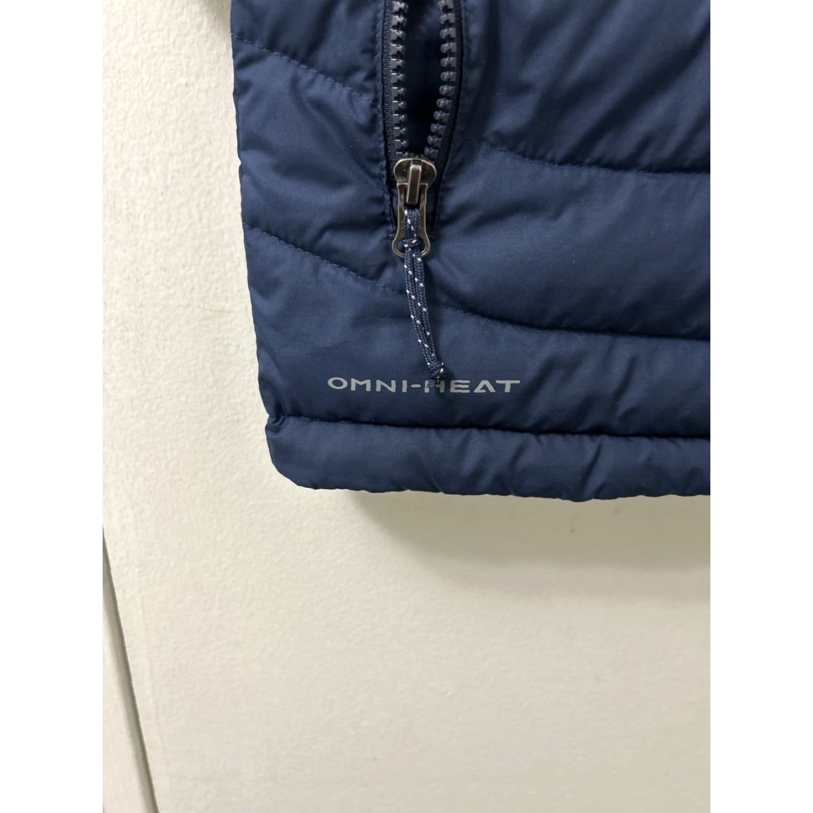 Vintage Columbia Puffer Vest Mens S Navy Blue UVA Cavaliers Omni-Heat Full Zip Jacket Size US S / EU 44-46 / 1 - 6 Thumbnail