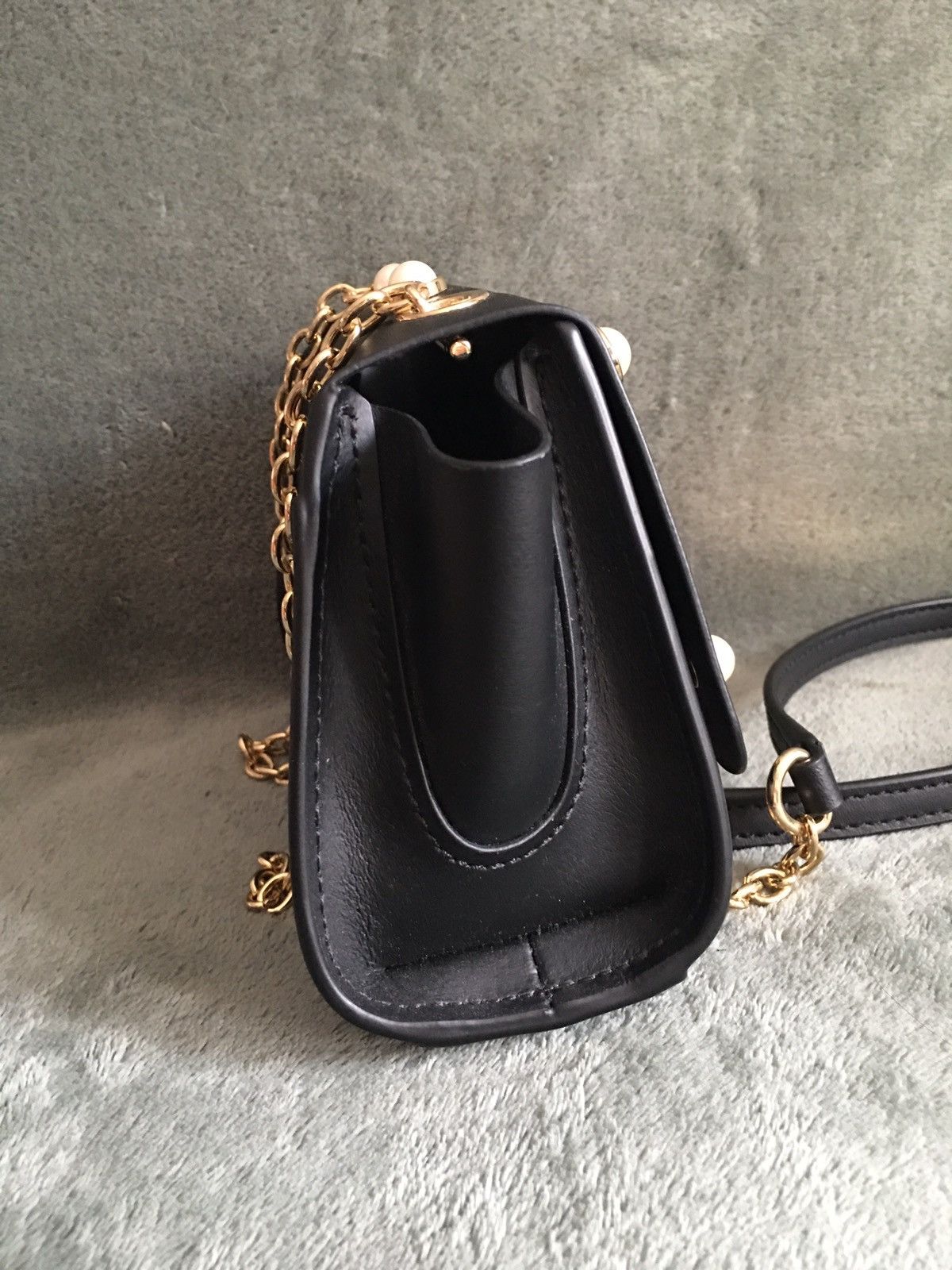 Zac Posen ZAC POSEN Eartha Pearl Mini Chain Shoulder Bag Size ONE SIZE - 8 Thumbnail