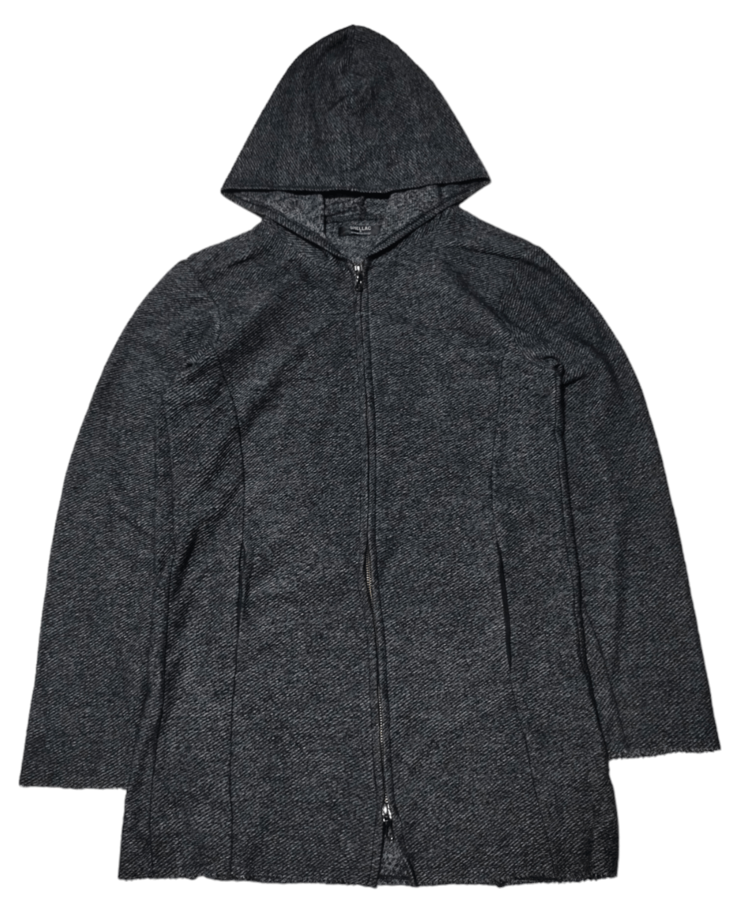 Shellac Shellac x Semanticdesign Long punk double zipper hoodie | Grailed