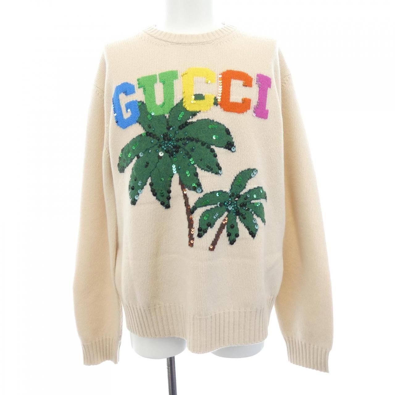Gucci Gucci Gucci Knitwear Textile Tops 696573XKCFV DUTY FREE for USA Size ONE SIZE - 1 Thumbnail