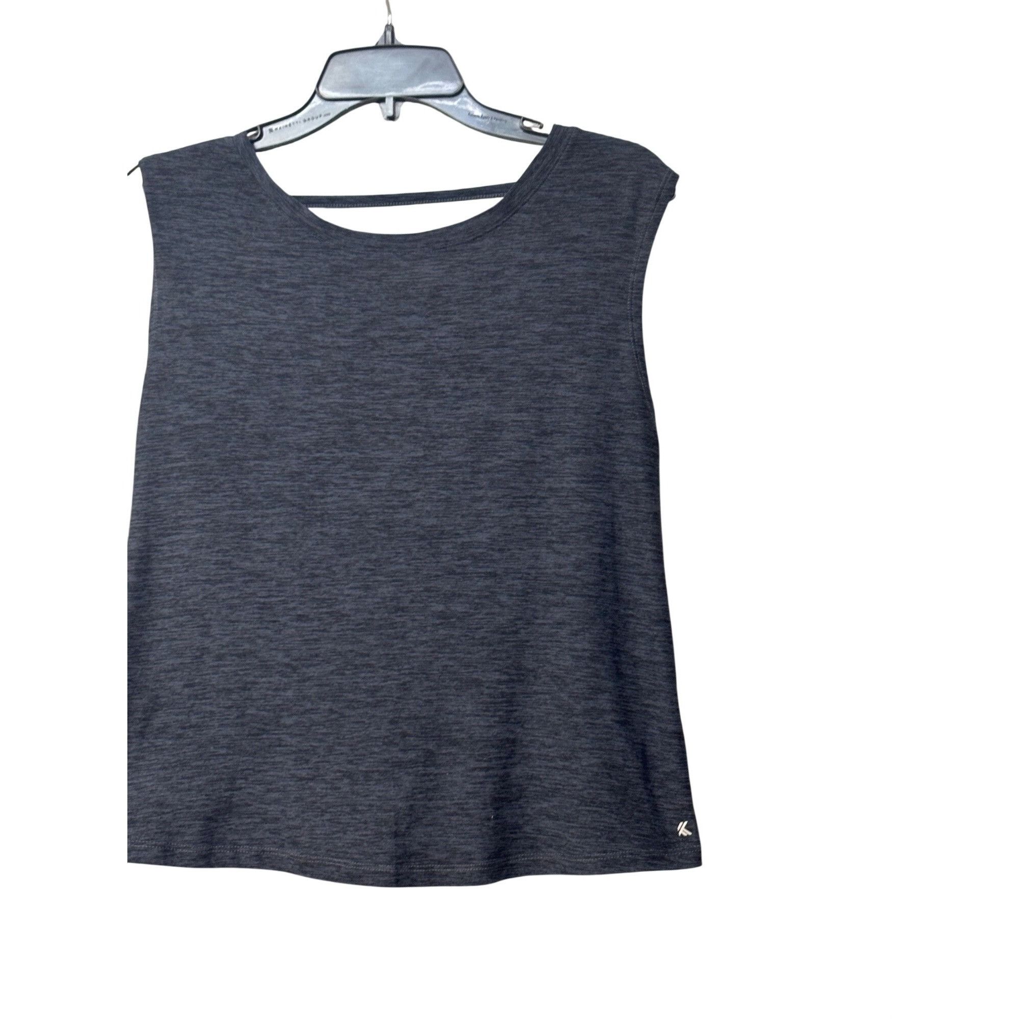 Kyodan Kyodan Women’s Ruched V-backline Activewear Tank Top,Spacedy Size S / US 4 / IT 40 - 5 Thumbnail