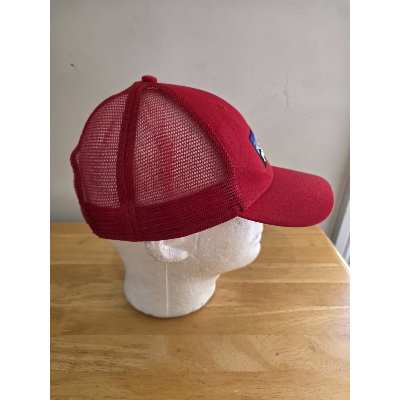 Patagonia Patagonia Snapback Trucker Hat Red One Size Adjustable Mesh Size ONE SIZE - 4 Thumbnail