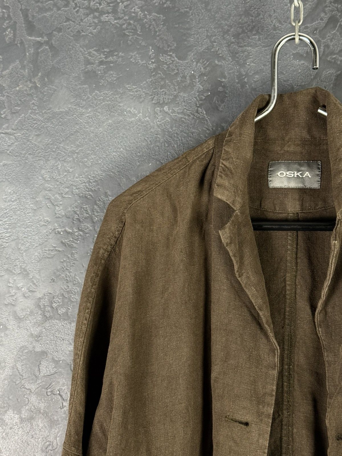 OSKA OSKA Women's Linen Avant Garde Jacket Size 2 Regular Size XS / US 0-2 / IT 36-38 - 8 Thumbnail