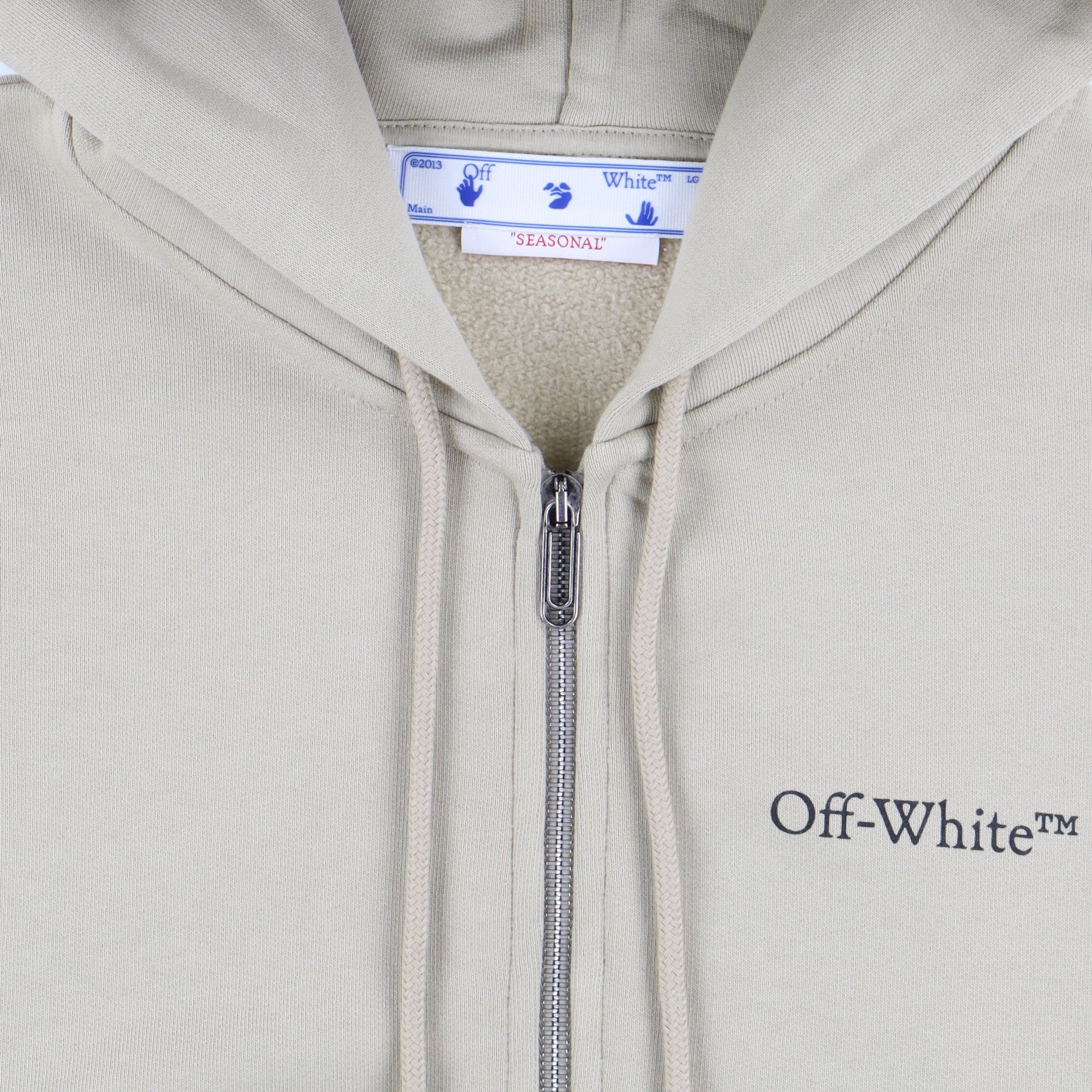 Off-White Sand Caravaggio Crowning Oversized Hoodie Size US XS / EU 42 / 0 - 6 Thumbnail