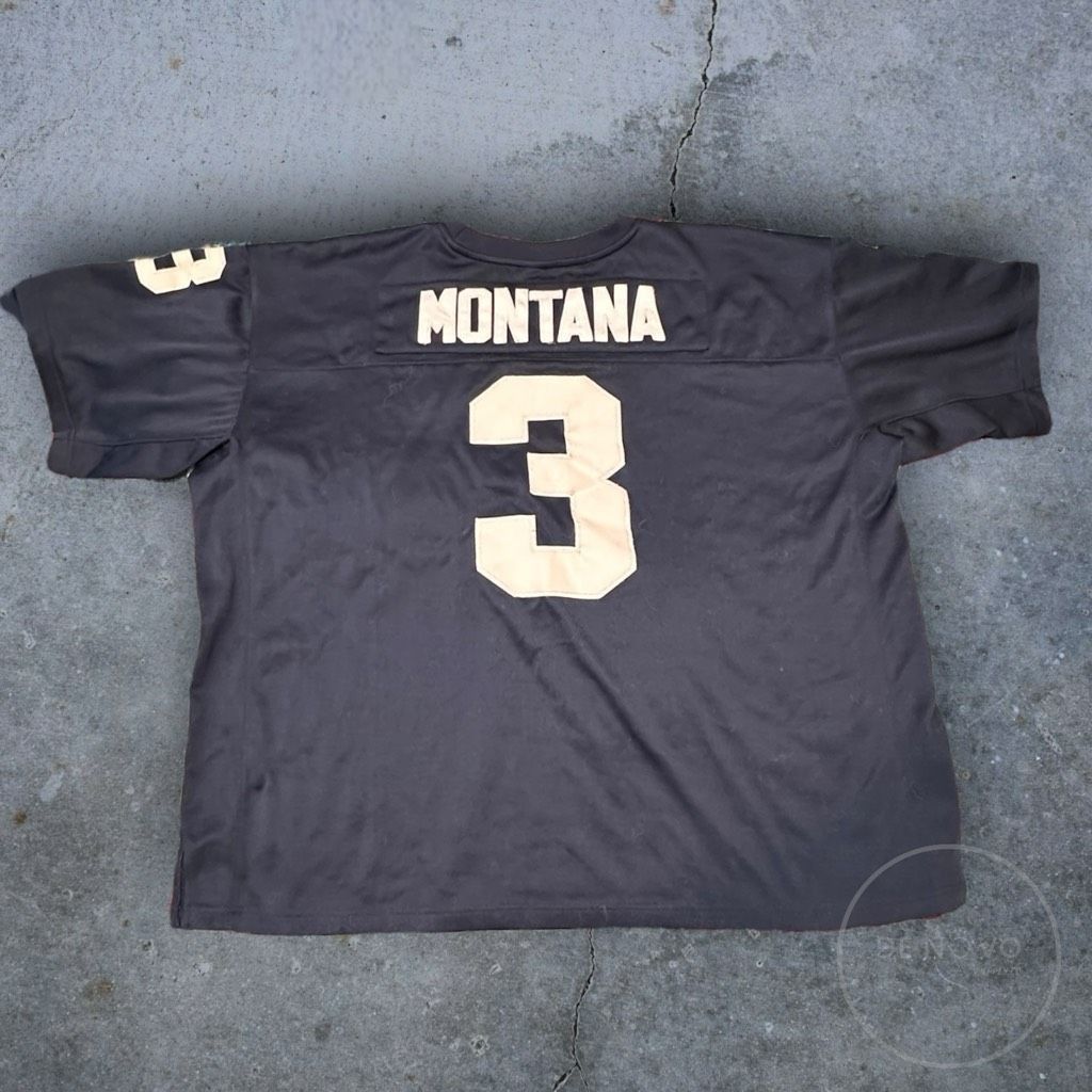 Vintage Notre Dame #3 Joe Montana Football Jersey Logo 7 Mens Size outlet XL