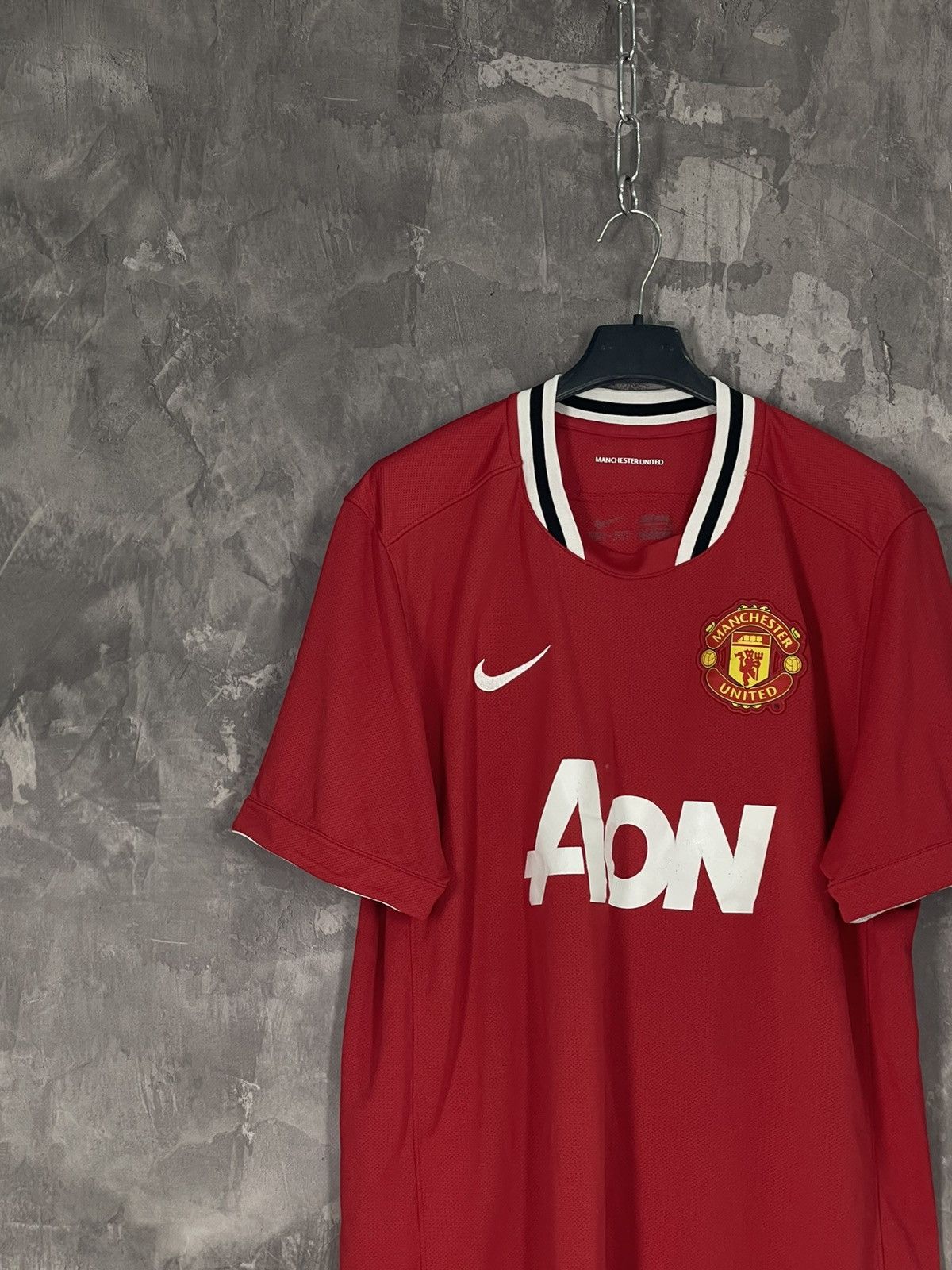 Nike BLOKECORE ⚽️ NIKE MANCHASTER UNITED AON JERSEY T-SHIRT KIT Size US L / EU 52-54 / 3 - 3 Thumbnail