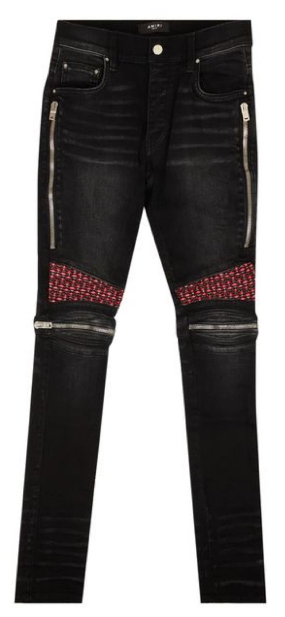 Amiri Amiri MX2 "Velvet PJ" Patch Black Jeans Size US 30 / EU 46 - 1 Preview