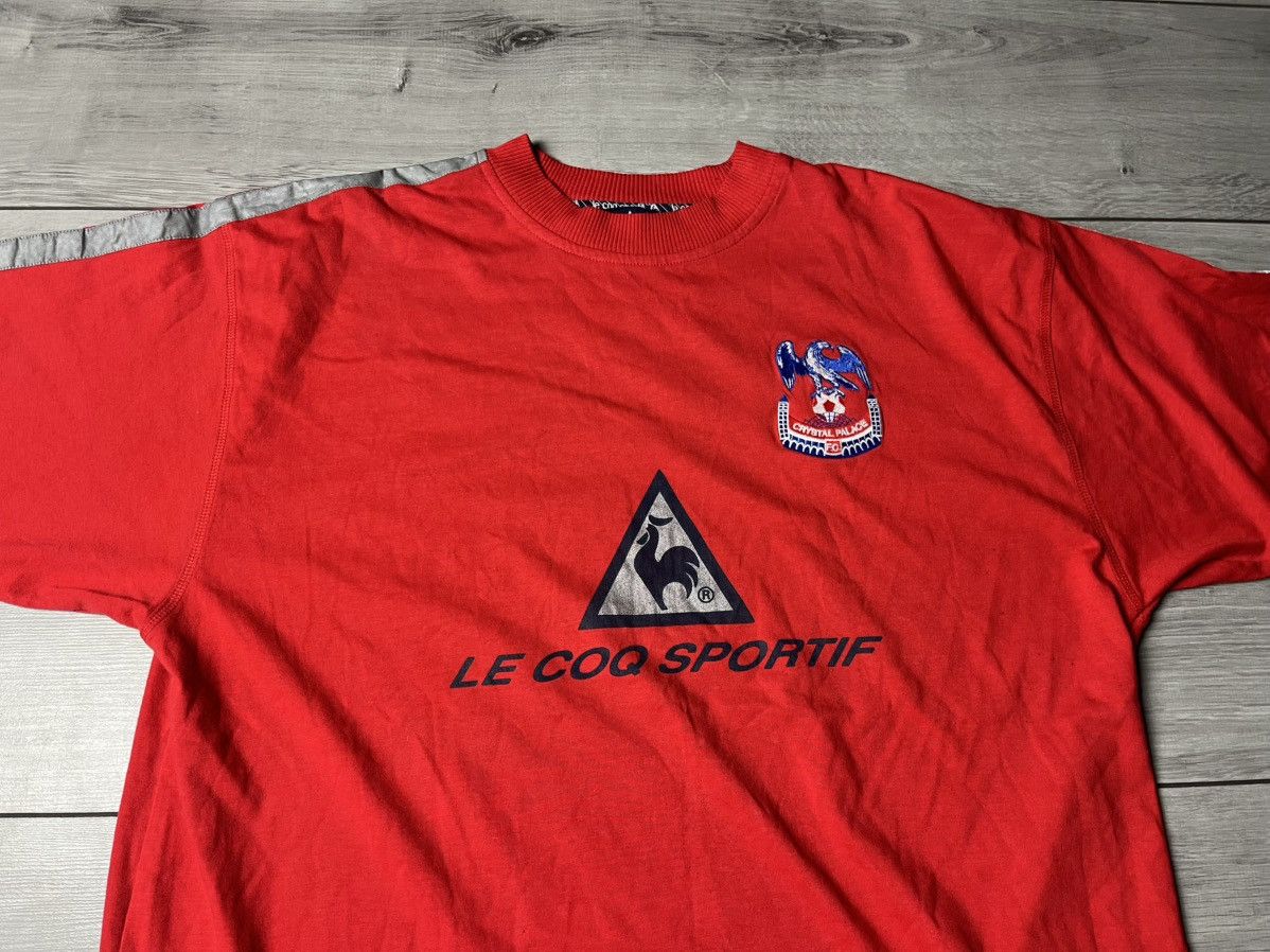 Le Coq Sportif RARE CRYSTAL PALACE 2001/2 TRAINING TSHIRT LE COQ SPORTIFF Size US L / EU 52-54 / 3 - 3 Thumbnail
