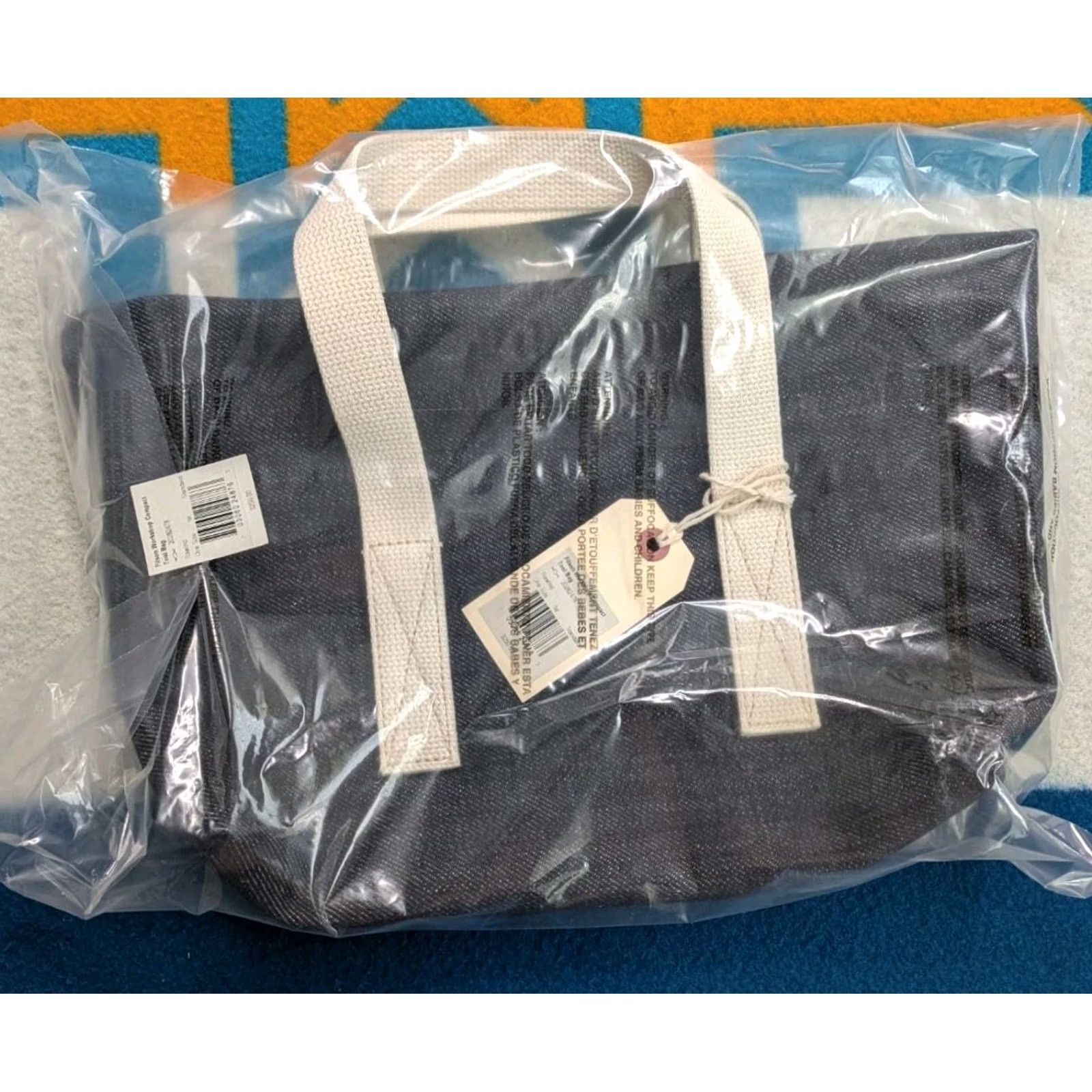 Filson Filson Tote Bag Denim Compact Tool Bag NWT Limited Edition USA Made Unisex Adults Medium Blue Canvas Twill Leather Strap Pockets Inner Size ONE SIZE - 3 Thumbnail
