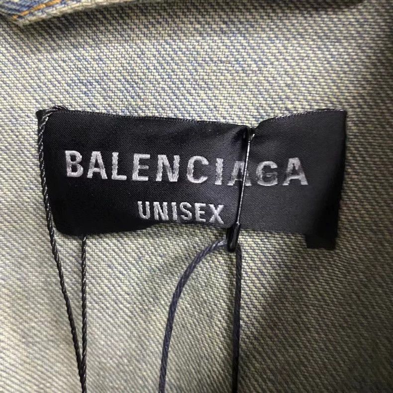 Balenciaga Balenciaga latest yellow clay distressed denim jacket with Size US M / EU 48-50 / 2 - 3 Thumbnail