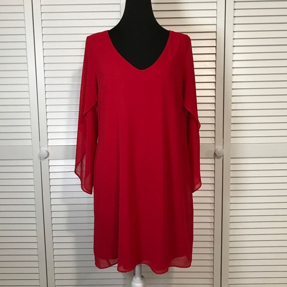 Other A.BYER Vintage Whimsigoth Chiffon Shift Midi Dress Juniors L Size L / US 10 / IT 46 - 1 Thumbnail
