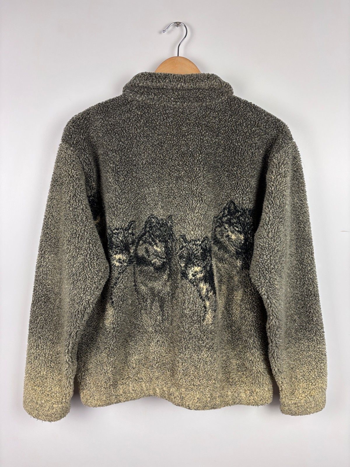 Other VTG Country Clothing Co Wolf Print Fleece Sherpa Womens M Size M / US 6-8 / IT 42-44 - 4 Thumbnail