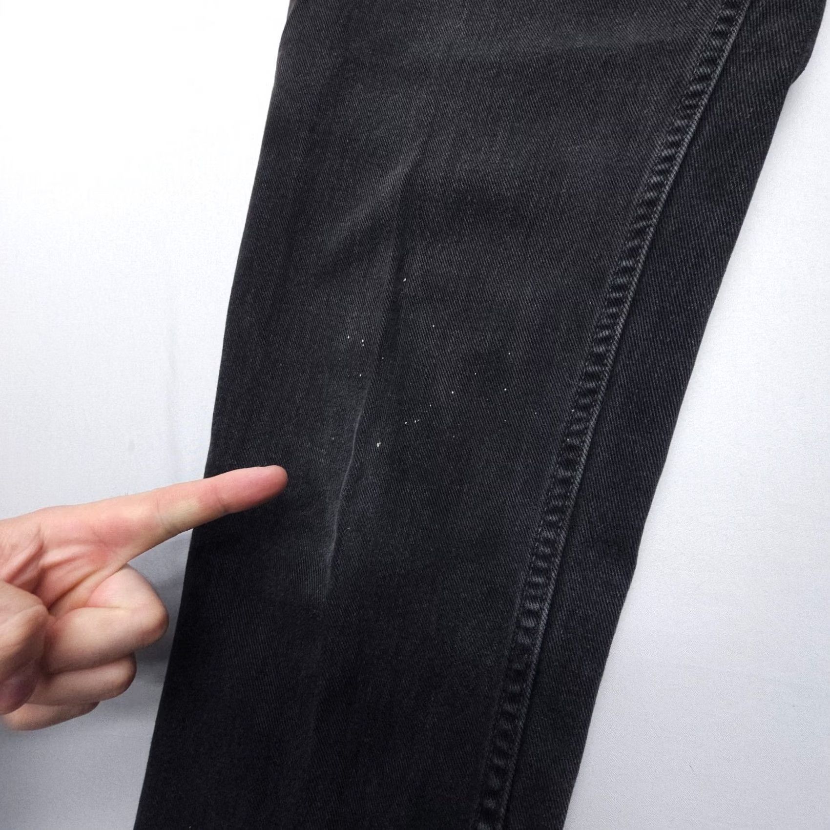 Levi's VINTAGE Levi's 550 Jeans Womens 26 x 29" Black High Rise 90s Y2K Relaxed Tapered Denim 5-Pocket Mens Womens Size 26" / US 2 / IT 38 - 4 Thumbnail