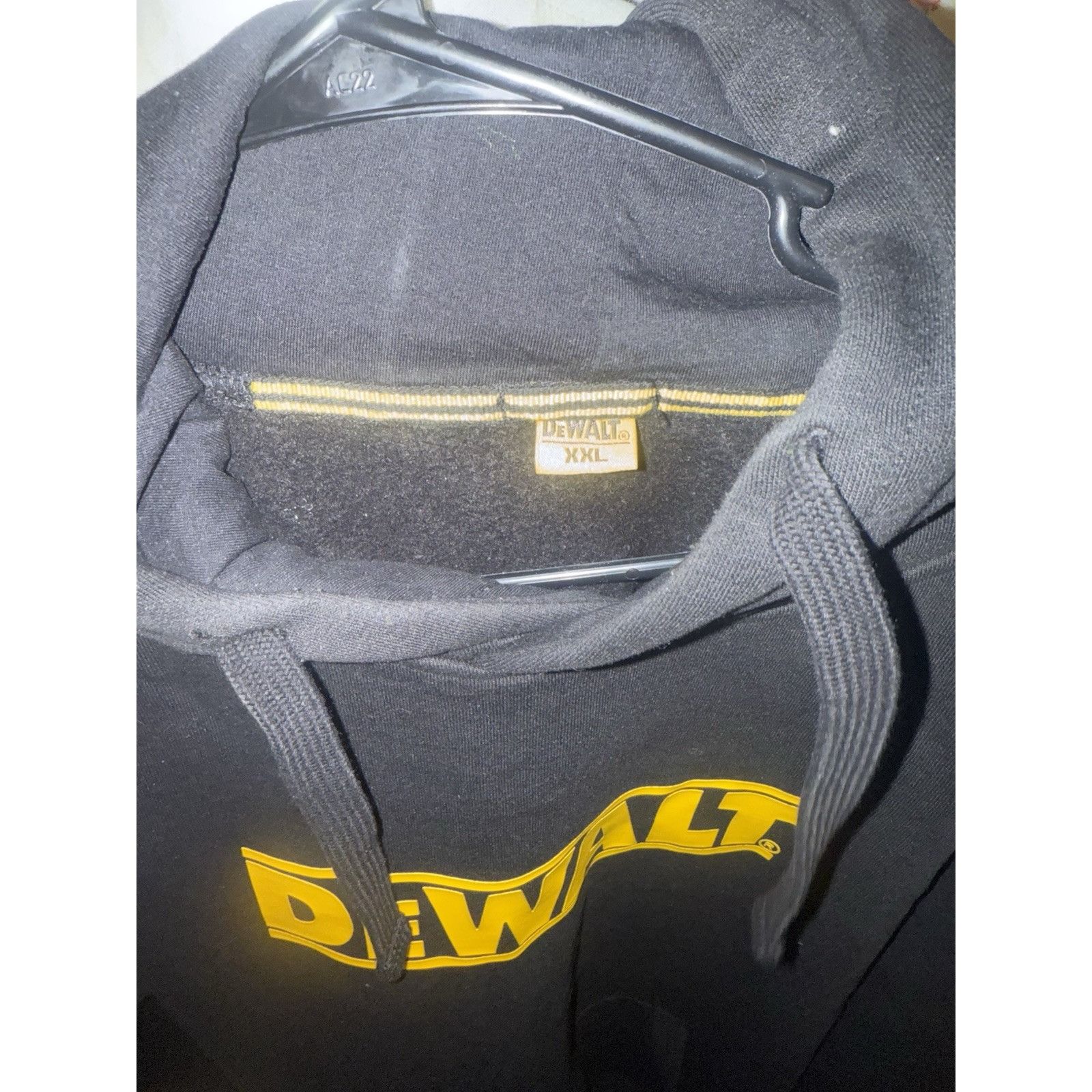 Vintage Dewalt Hoodie Size XXL Black Size US XXL / EU 58 / 5 - 2 Thumbnail