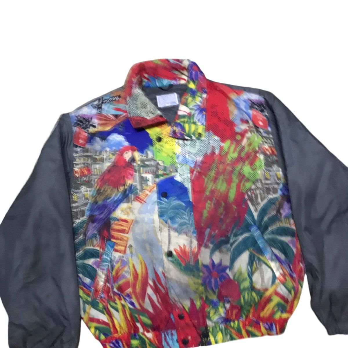 Japanese Brand Vintage Mitsubishi Oil Racing Bomber style jacket Sun faded Size US L / EU 52-54 / 3 - 2 Thumbnail