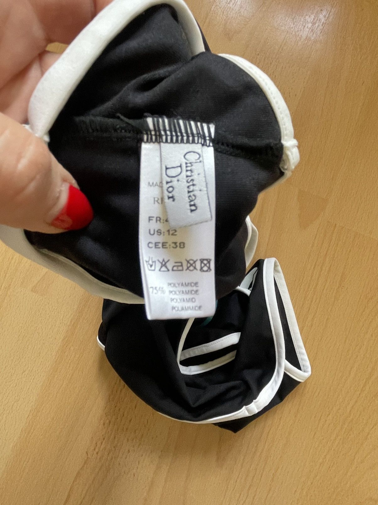 Dior CHRISTIAN DIOR SWIMSUIT GOTHIC 2002 summer Size ONE SIZE - 9 Thumbnail