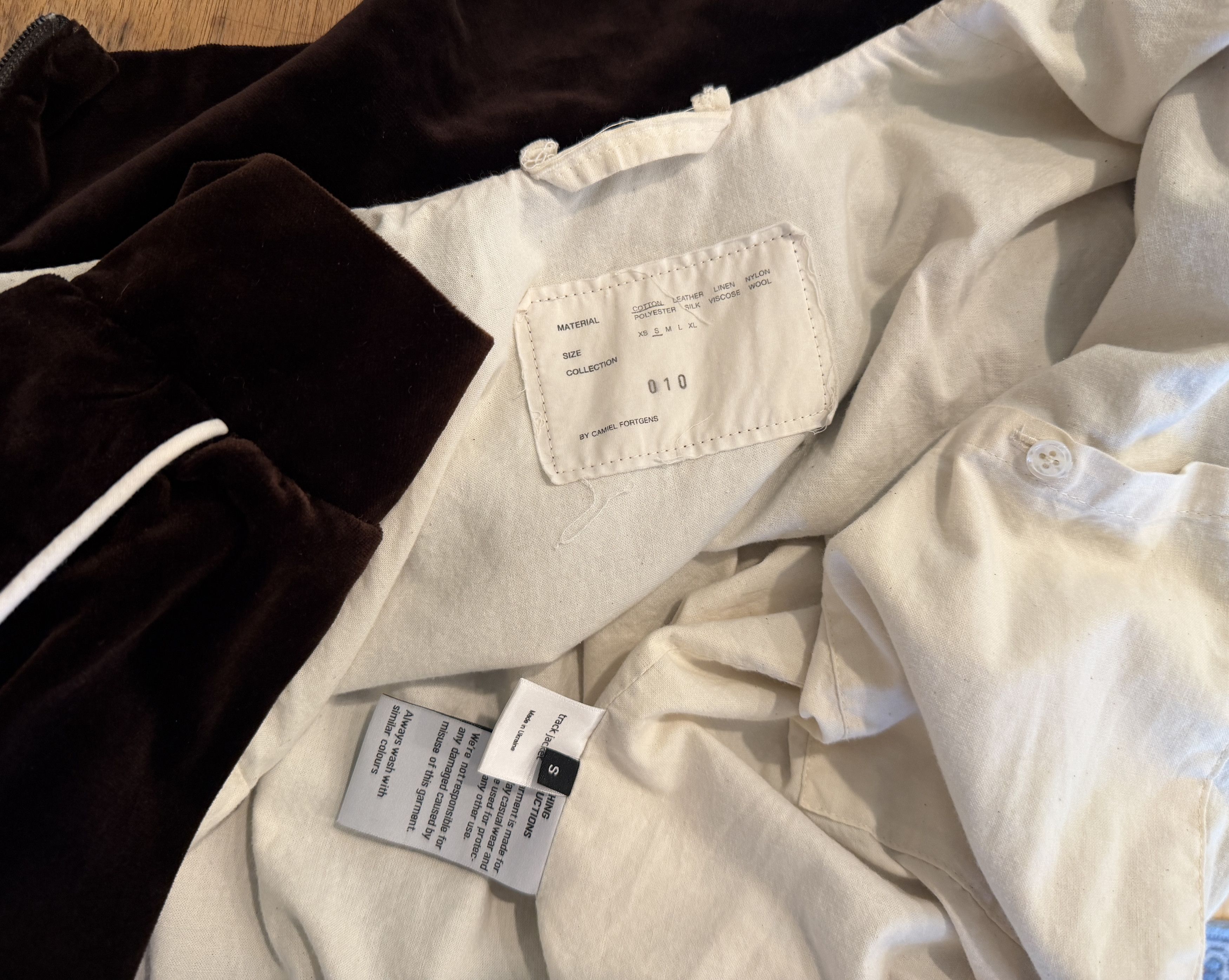 Camiel Fortgens Velour Track Jacket Size US S / EU 44-46 / 1 - 5 Thumbnail