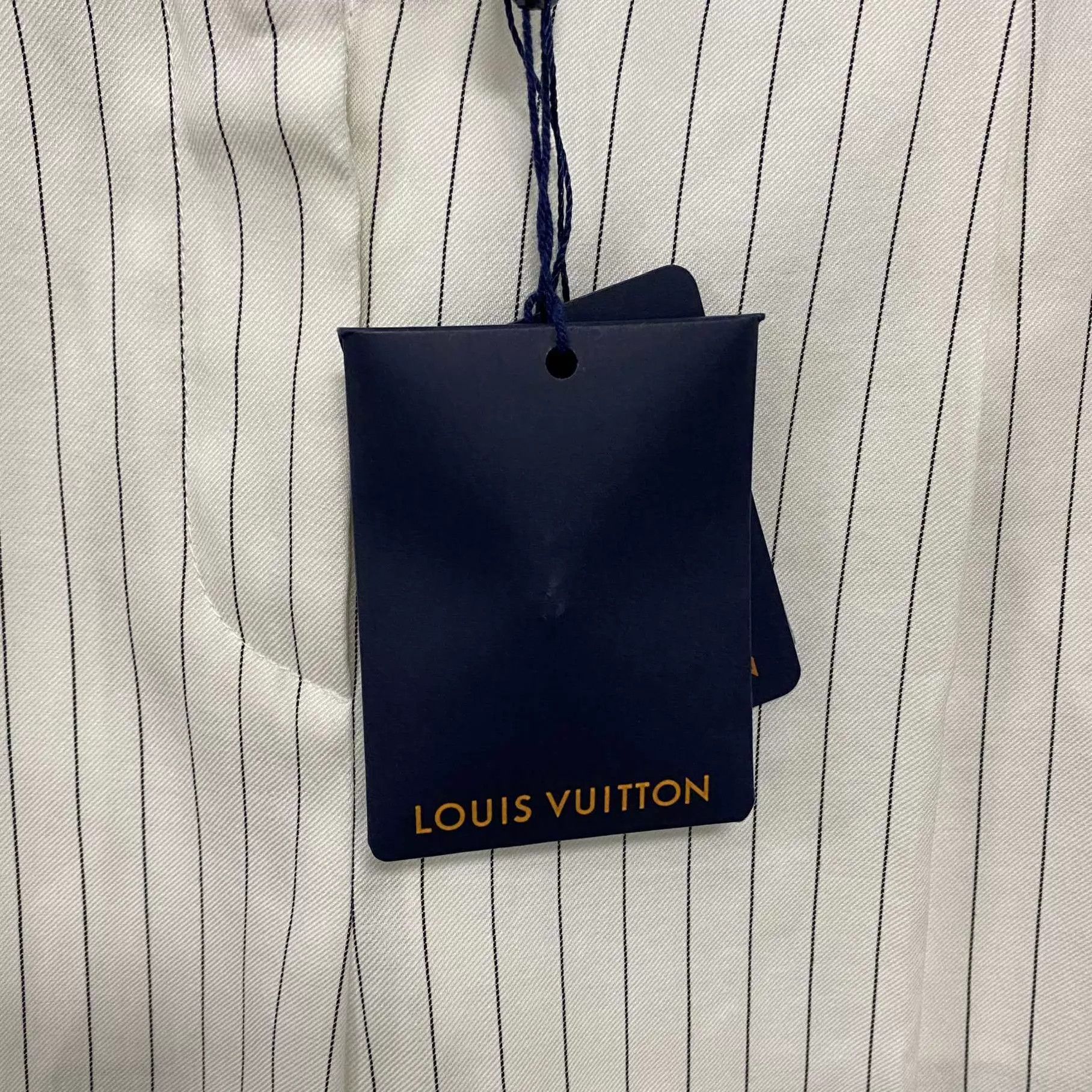 Louis Vuitton LV 25 New Nautical Silk Striped Trousers Size 38 Size 27" / US 4 / IT 40 - 5 Thumbnail