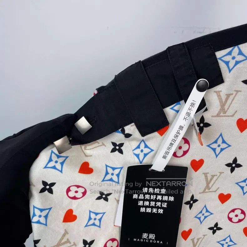 Louis Vuitton Louis Vuitton Color logo full print T-shirt Size XXS / US 00 / IT 34 - 4 Thumbnail