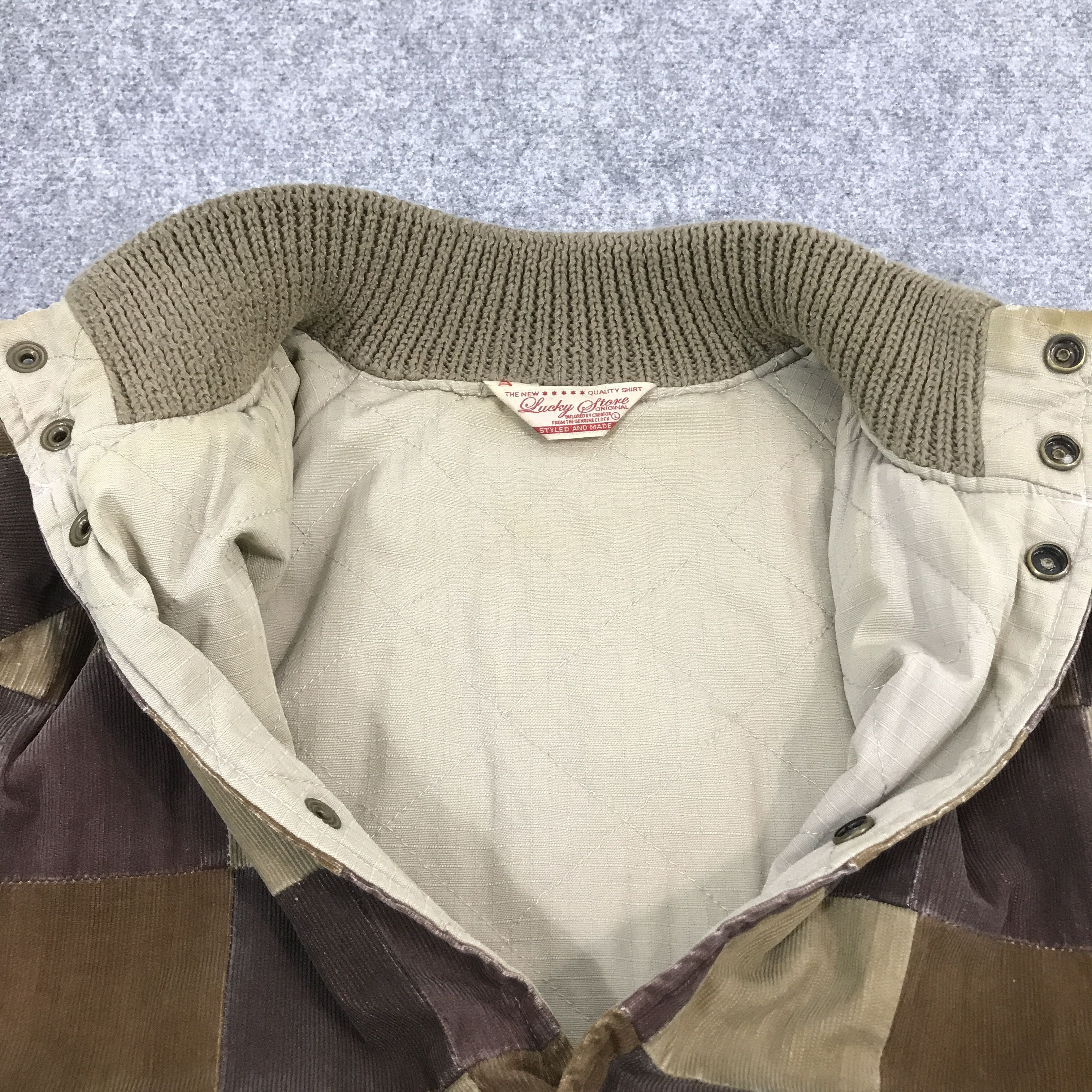 Japanese Brand × Lucky Brand LUCKY STORE ORIGINAL PATCHWORK SNAP BUTTON JACKET Size US L / EU 52-54 / 3 - 7 Thumbnail