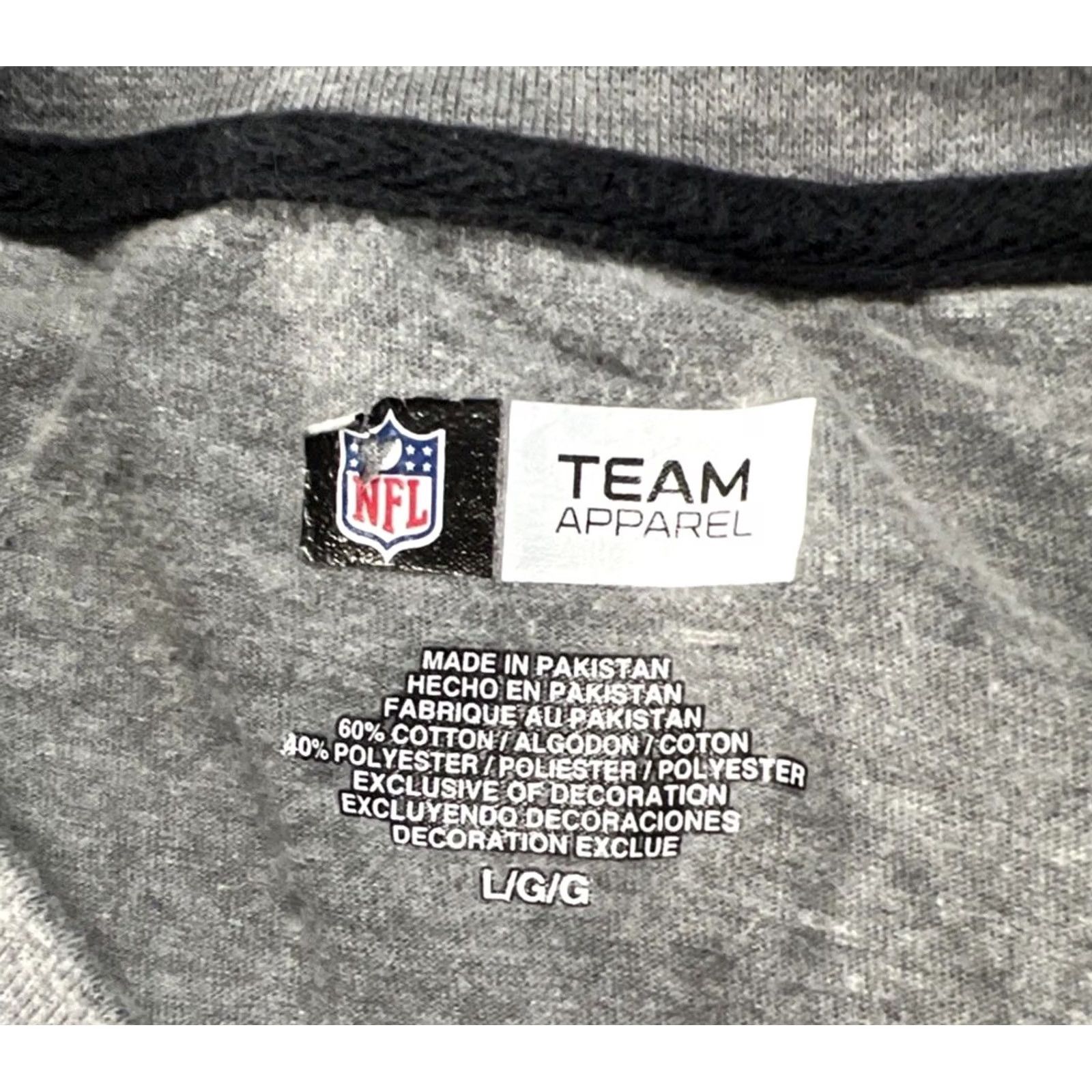 NFL NFL New Orleans Saints Long Sleeve T-Shirt Men’s L Gray Black Team Apparel Size US L / EU 52-54 / 3 - 2 Thumbnail