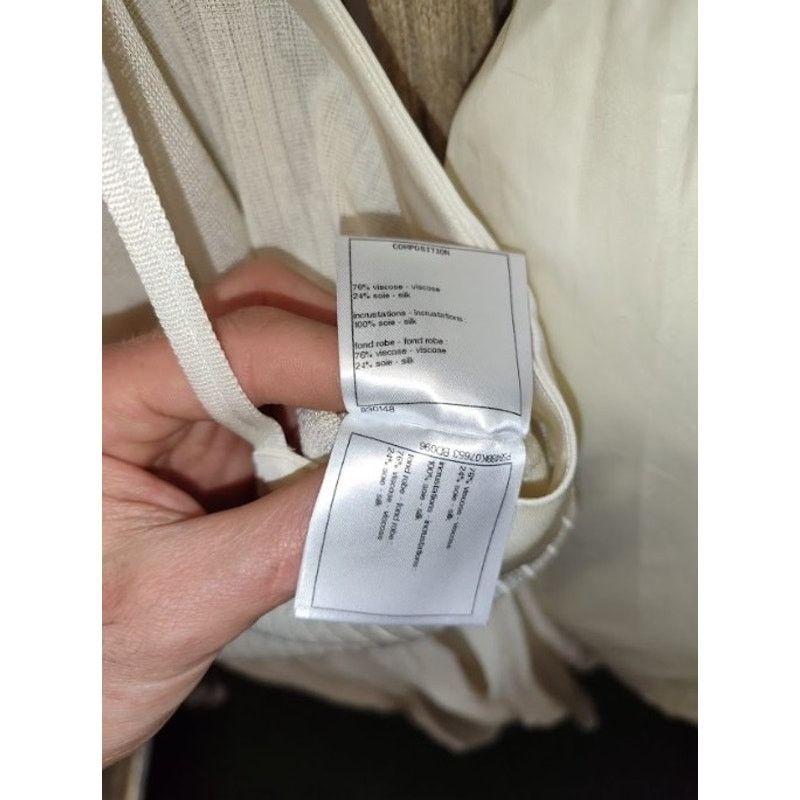 Chanel Stunning Chanel White Dress Sz.40 | L Size M / US 6-8 / IT 42-44 - 6 Thumbnail