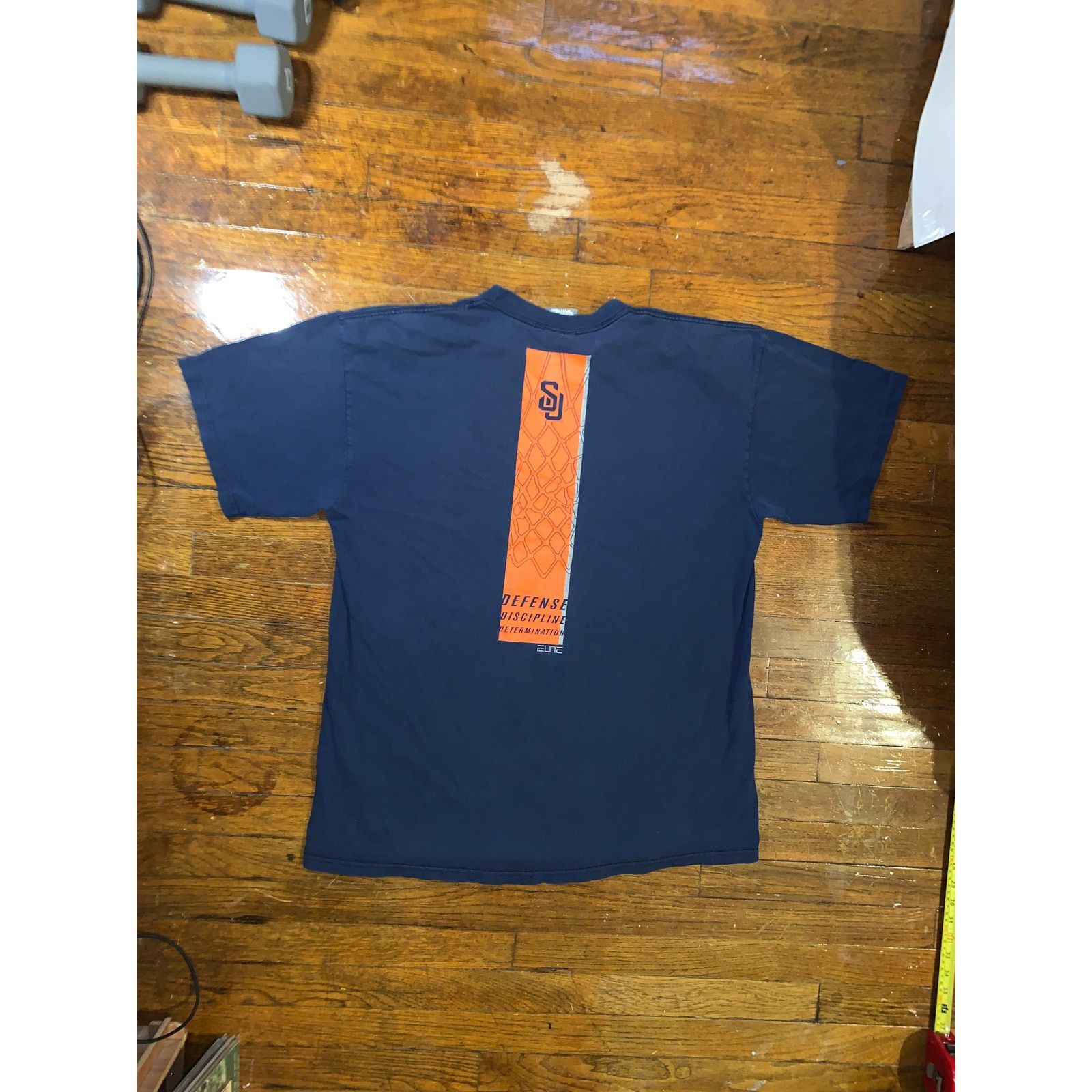 Nike × Vintage Nike Syracuse Elite Basketball Tee XL Navy Blue Team Nike Size US XL / EU 56 / 4 - 3 Thumbnail