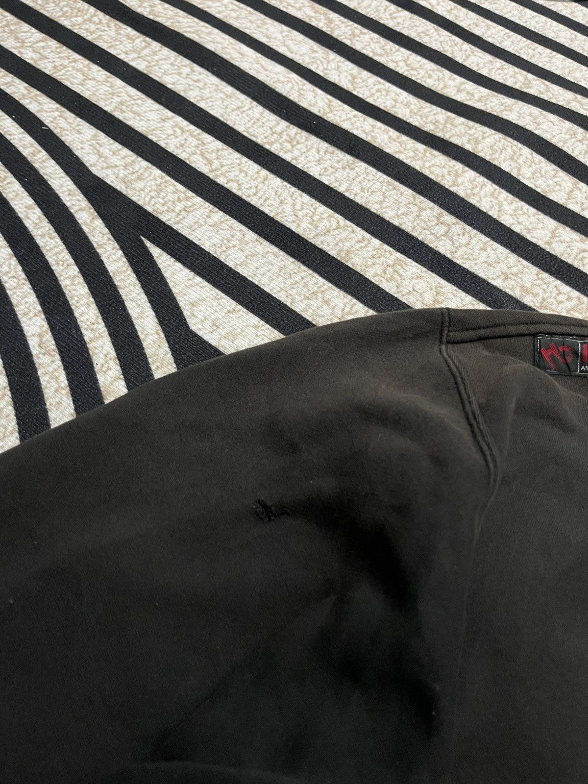 Hobo 2000s HOBO EMBROIDERY LOGO BLACK BAGGY ZIPPER HOODIE Size US XL / EU 56 / 4 - 9 Thumbnail