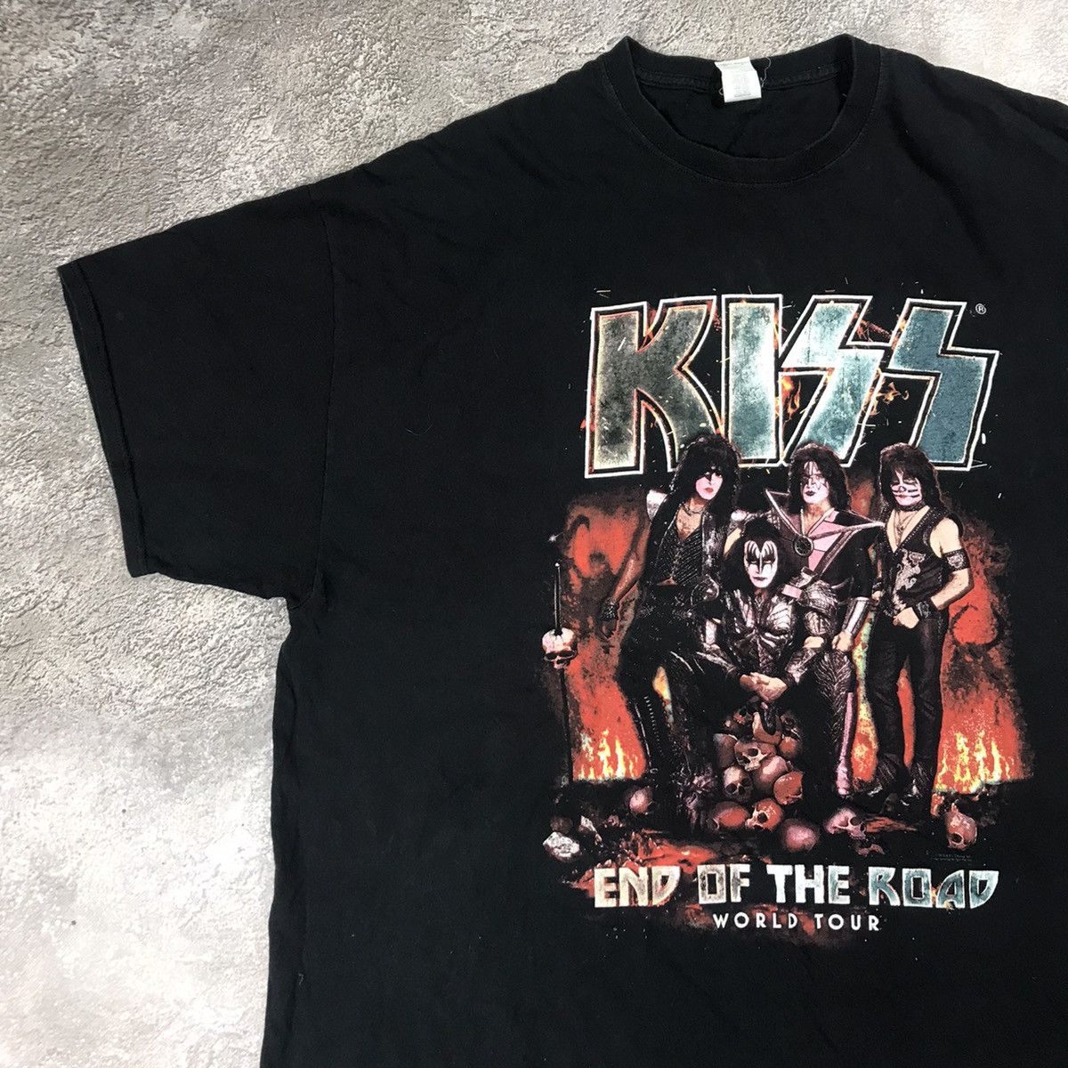 Vintage Vintage 90s Kiss Band Tee Graphic Punk Rock Grunge Slim XXL Size US XXL / EU 58 / 5 - 3 Thumbnail