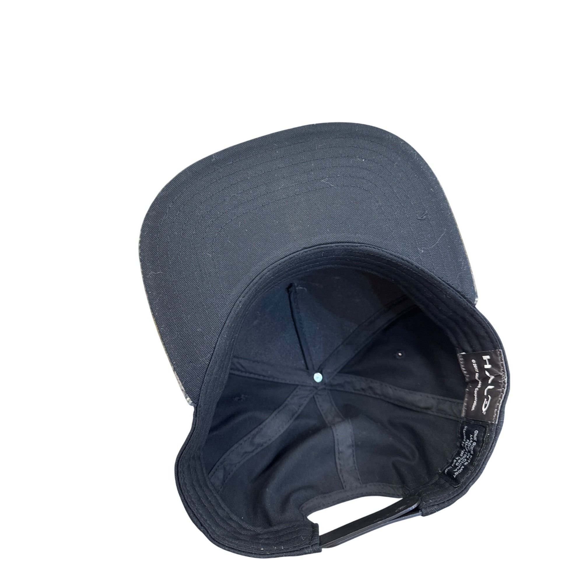 Halo Halo Master Chief Helmet Graphic Snapback Hat black SKU8200 Size ONE SIZE - 7 Thumbnail