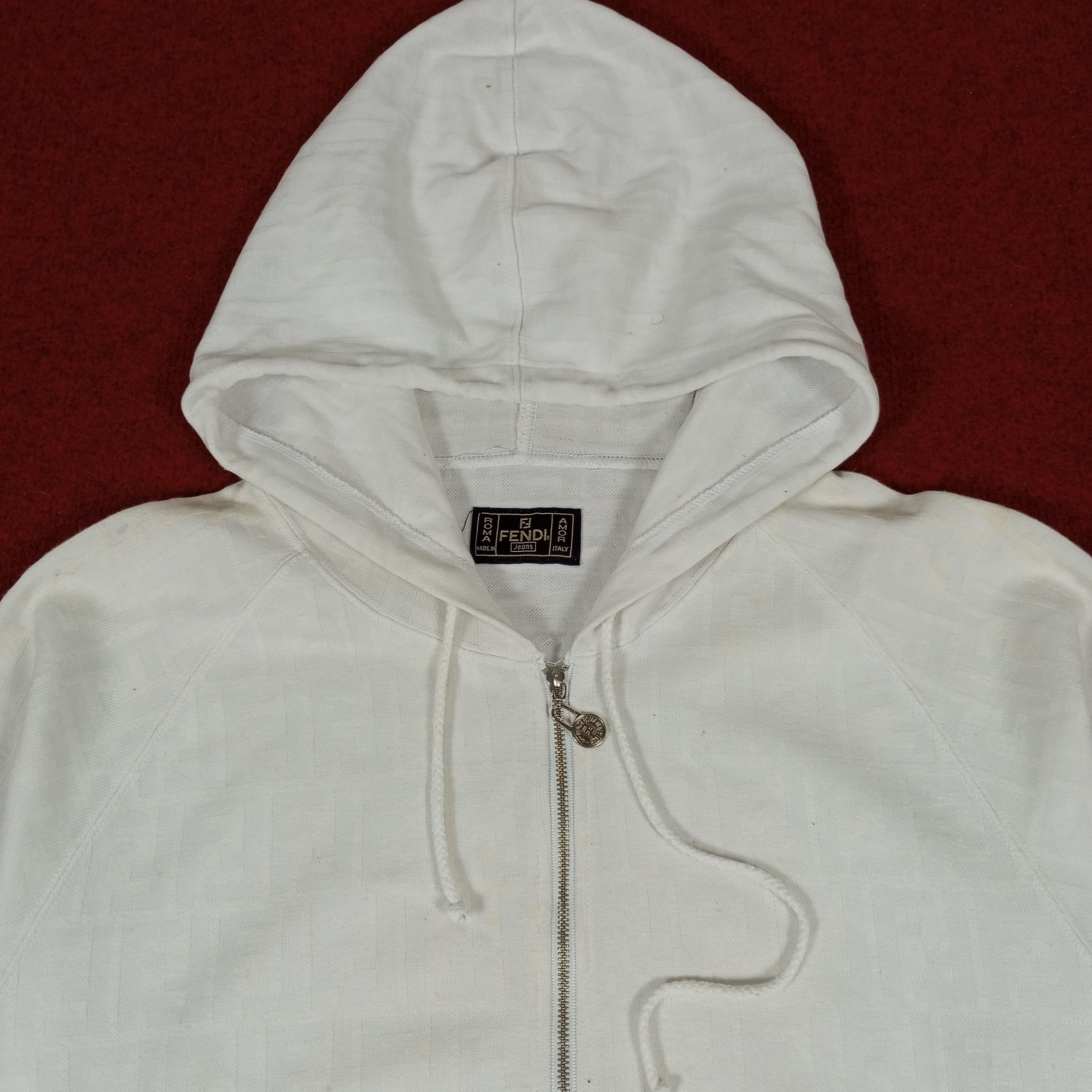 Fendi × Vintage Fendi Fashion Brand Zipper Hoodies Size US S / EU 44-46 / 1 - 2 Thumbnail