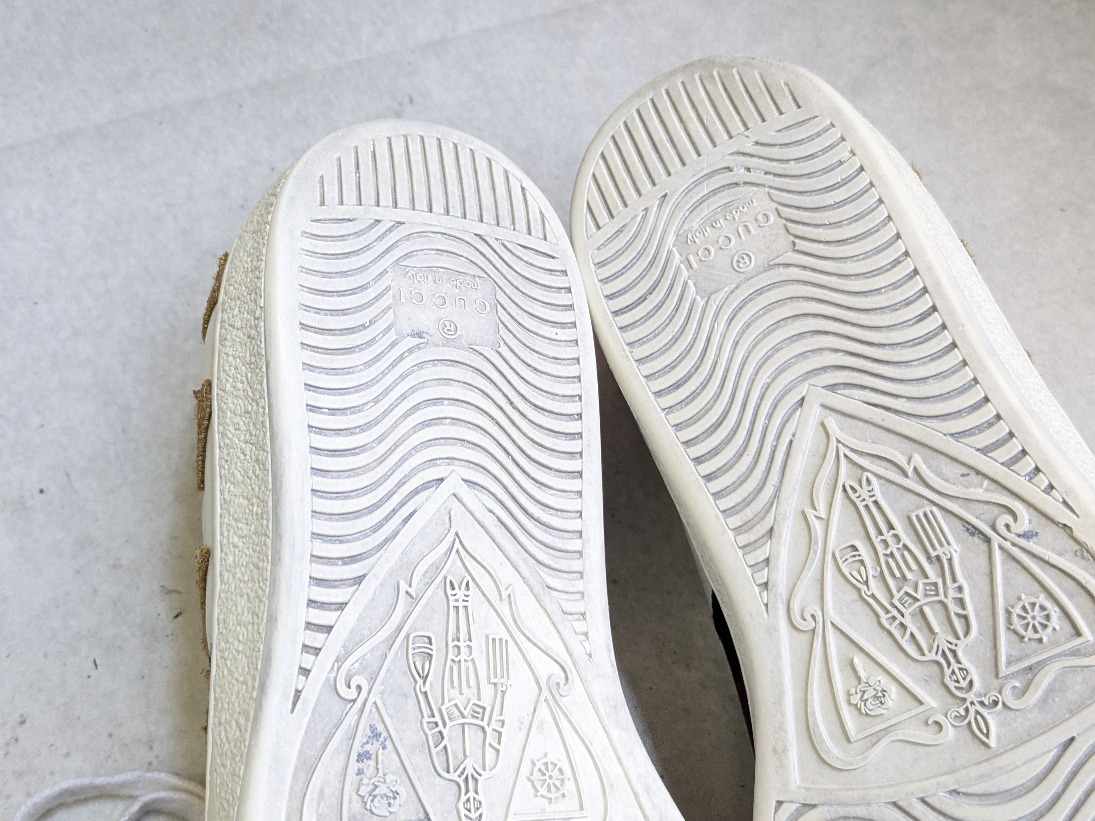 Gucci Gucci Ace Sneakers Loved 8.5 White Low Tops Leather Size US 8.5 / EU 41-42 - 14 Thumbnail