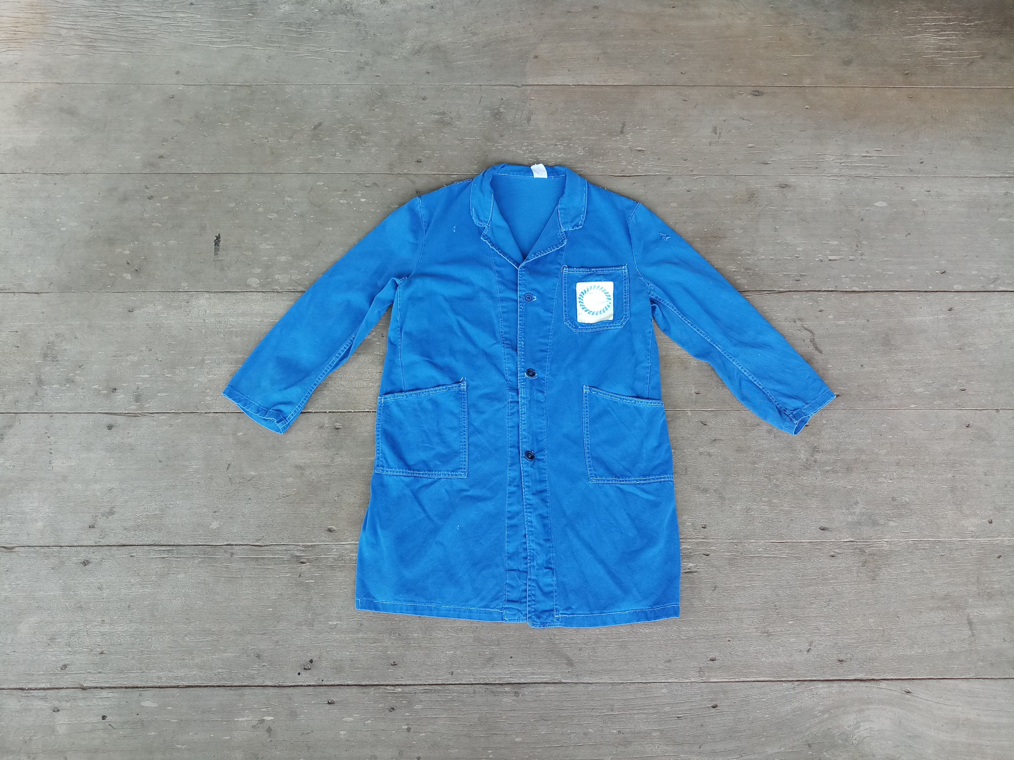 Other VTG 70s Blue European chore coat size 52 ,M,work jacket Size US M / EU 48-50 / 2 - 1 Thumbnail