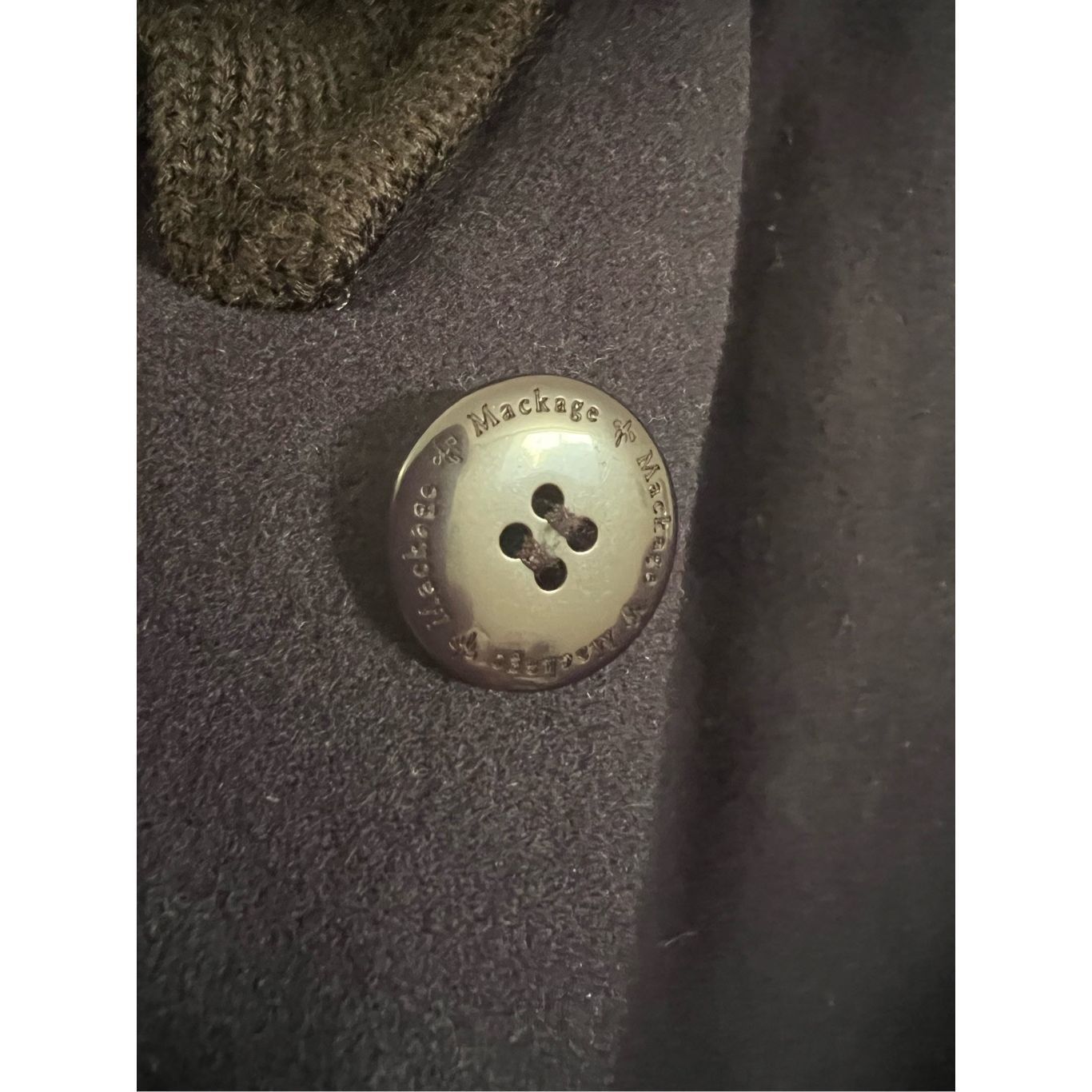 Mackage Mackage Wool Navy Blue/Black Jacket Coat fit sz M Size M / US 6-8 / IT 42-44 - 9 Thumbnail
