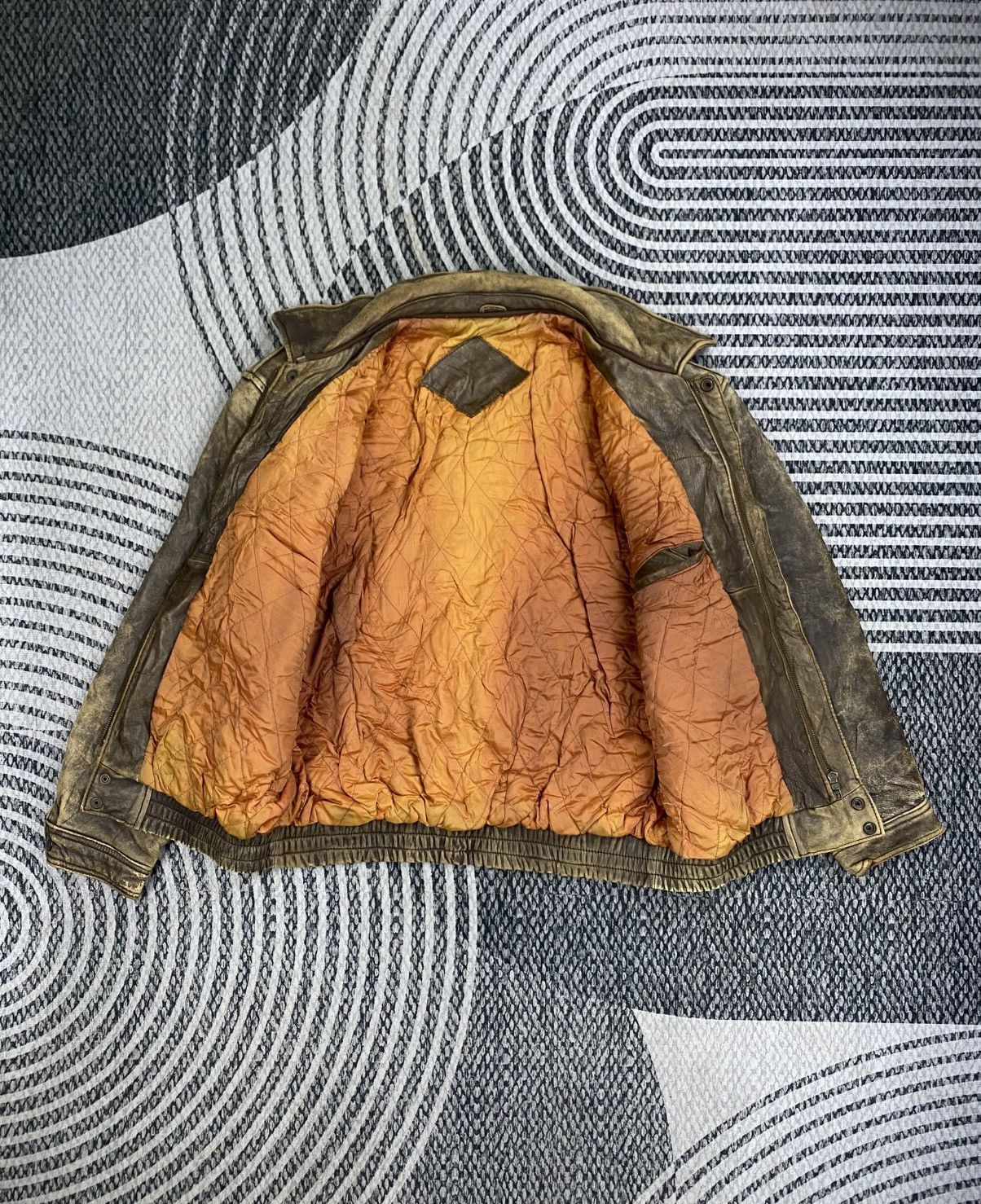 Leather Vtg Japanese Fashion Leather A-2 Bomber Jacket Size US L / EU 52-54 / 3 - 6 Thumbnail