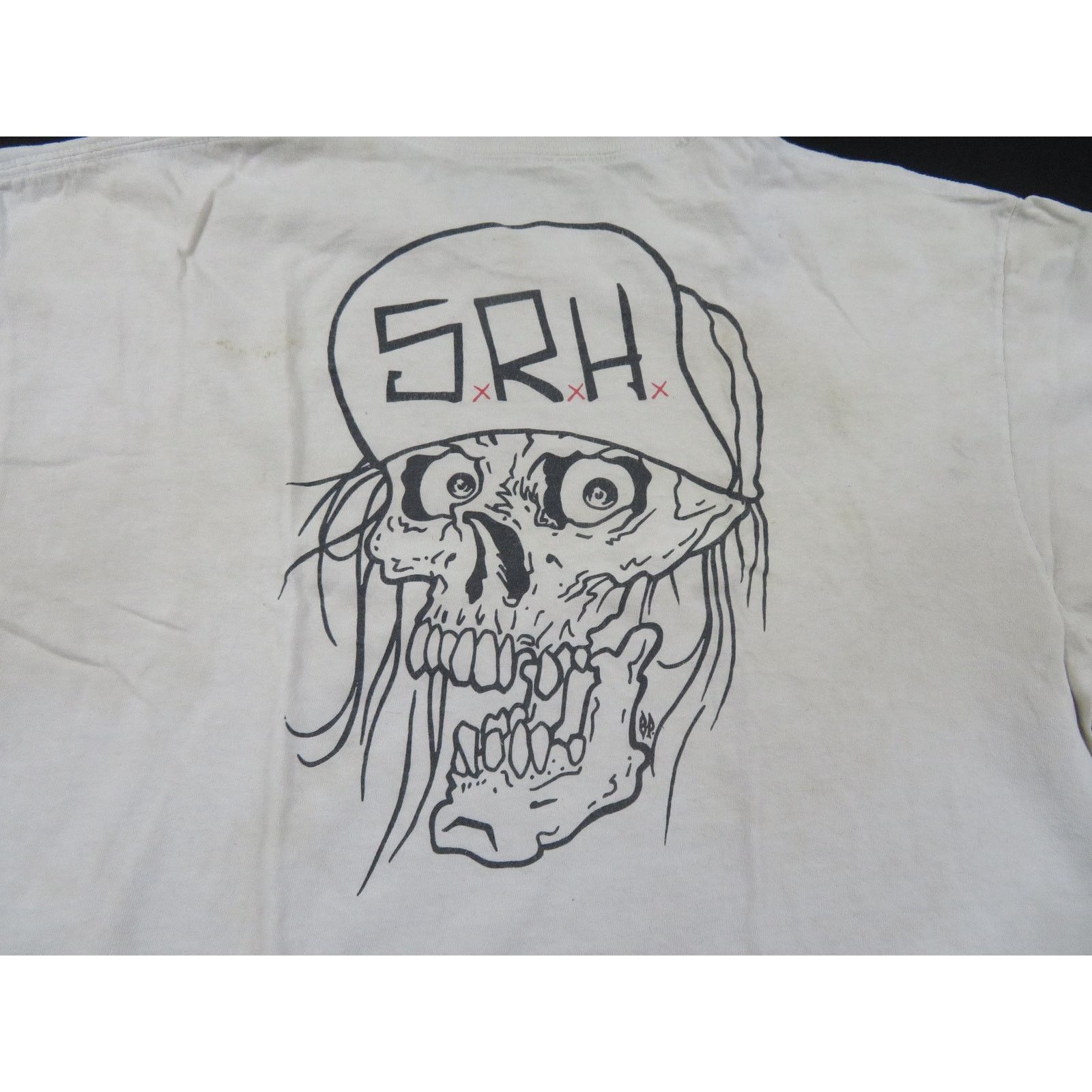 Other SRH Skull T-Shirt, White Black, Double-Sided Sz XL Y2K Size US XL / EU 56 / 4 - 2 Thumbnail