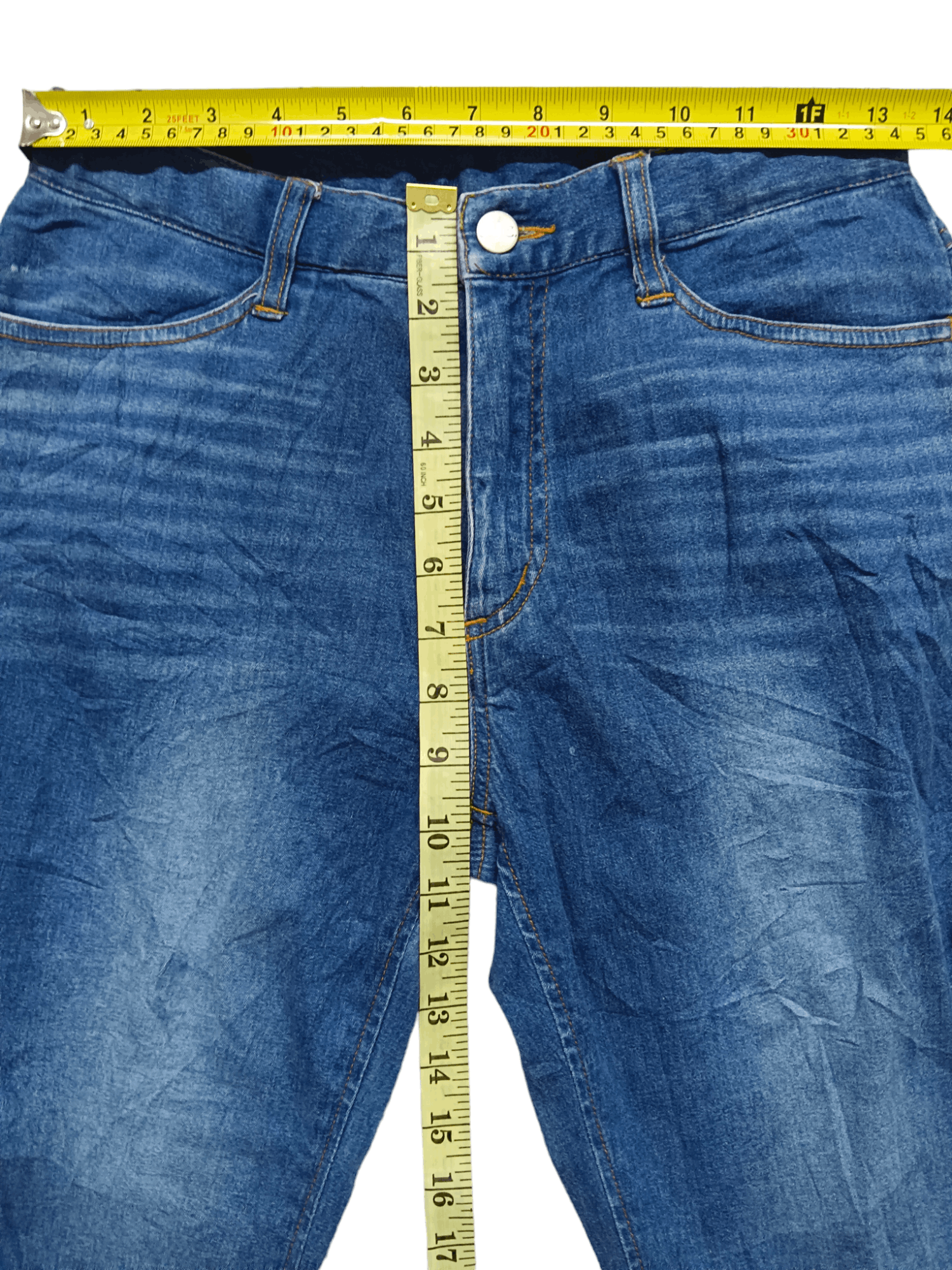Hiroshi Kato Hiromichi Nakano 3 Quarter Knit Hem Denim Size 26" / US 2 / IT 38 - 7 Thumbnail