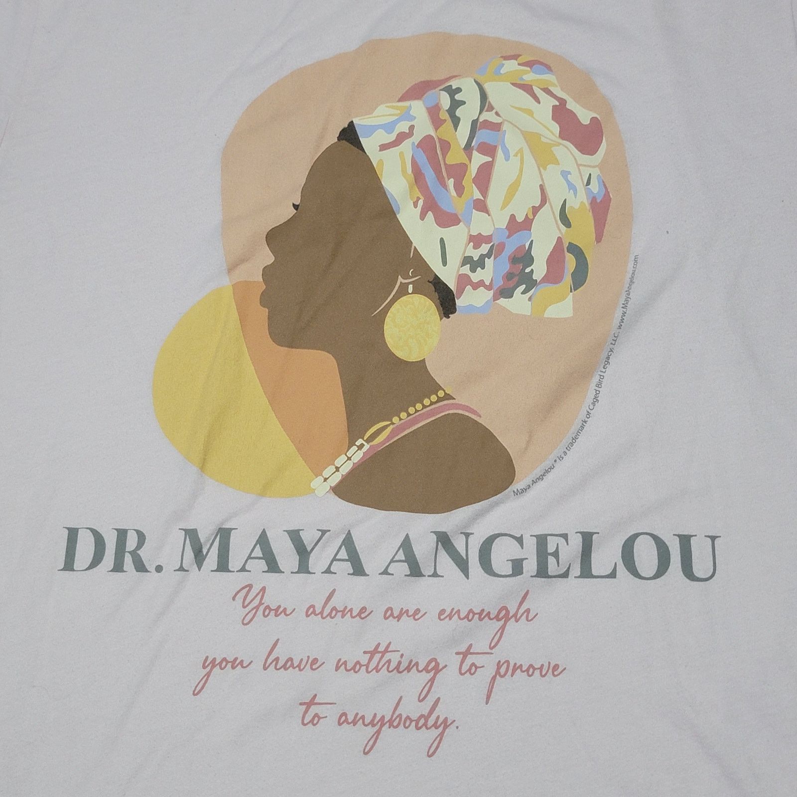 Old Navy Old Navy Tee "Dr. Maya Angelou You Alone Are Enough" - Med Size M / US 6-8 / IT 42-44 - 2 Thumbnail