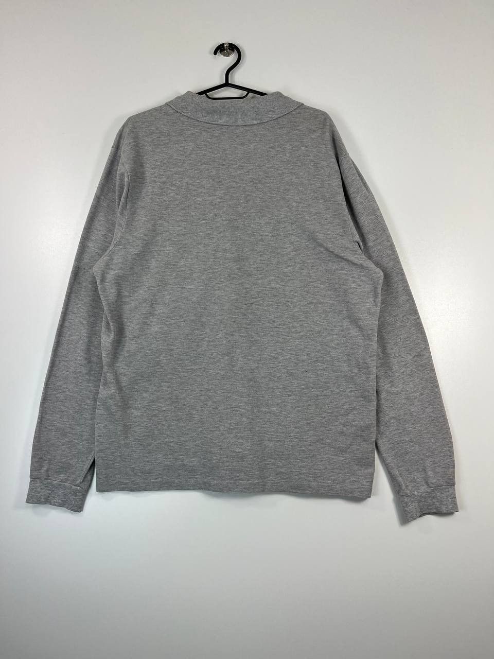 Lacoste Lacoste Long Sleeve Polo Shirt Grey Classic Fit Size XL Size US XL / EU 56 / 4 - 4 Thumbnail