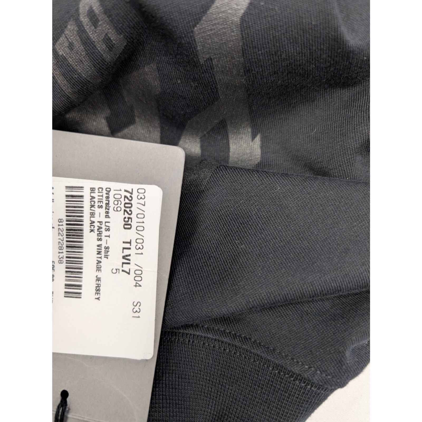 Balenciaga o1rshd1 Oversized Long Sleeve Shirt Paris Jersey Sweatshirt Size US XL / EU 56 / 4 - 16 Thumbnail