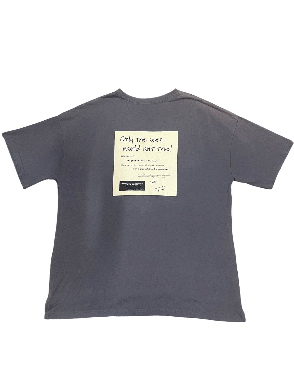 Japanese Brand × Vintage Vintage Spray Premium Ghost Skateboard Tee Size US XL / EU 56 / 4 - 1 Thumbnail