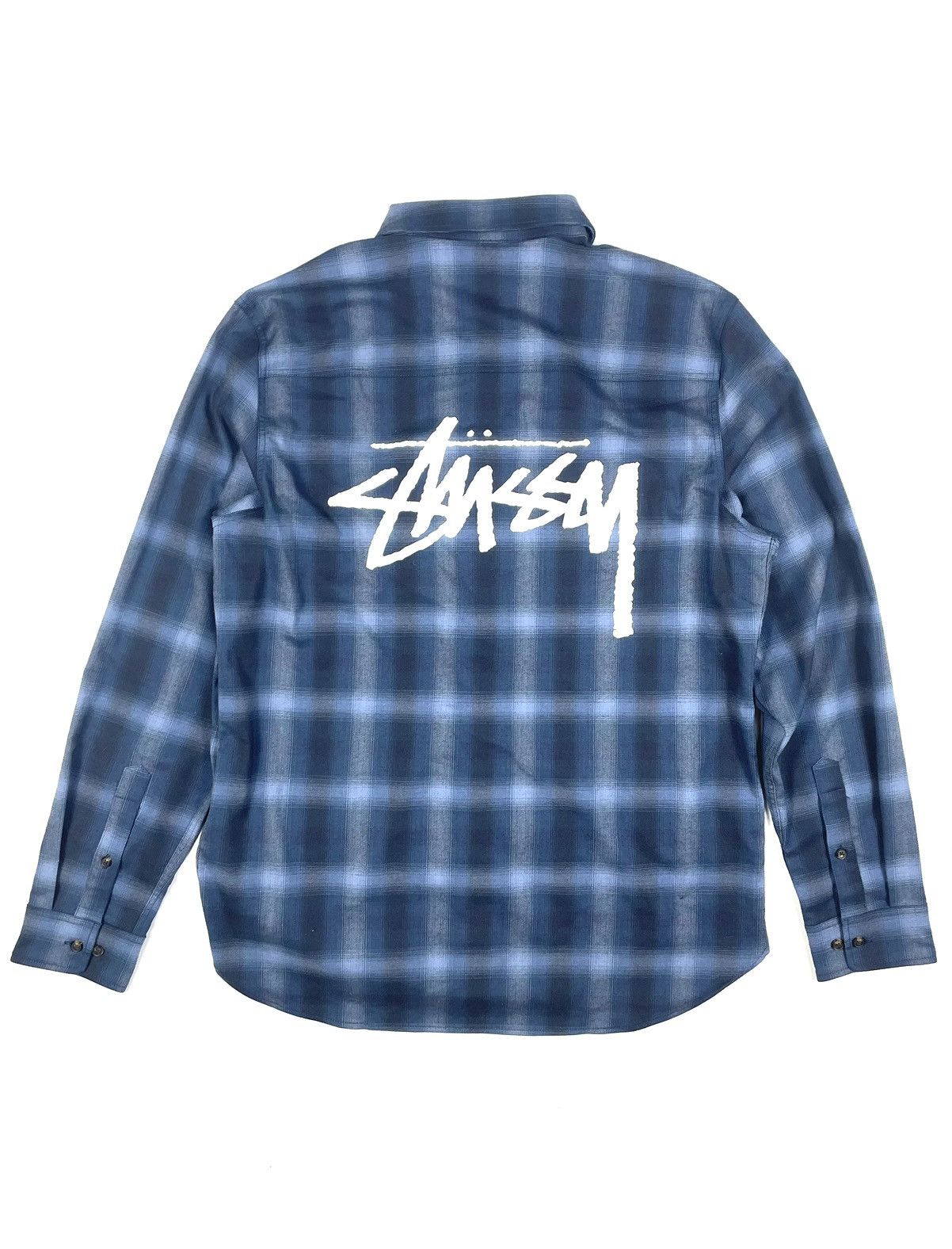 Stussy Stussy Ny Y2K Big Logo Plaid Shirt Size: M Size US L / EU 52-54 / 3 - 2 Thumbnail
