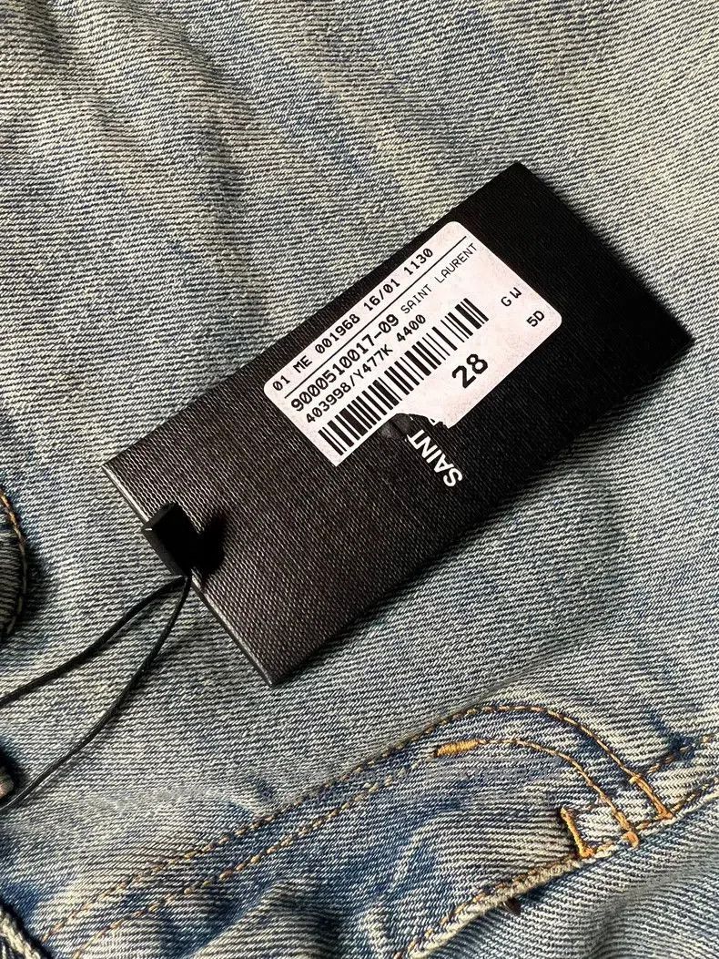 Saint Laurent Paris Saint Laurent Distressed YSL Jeans 28. Size US 28 / EU 44 - 3 Thumbnail