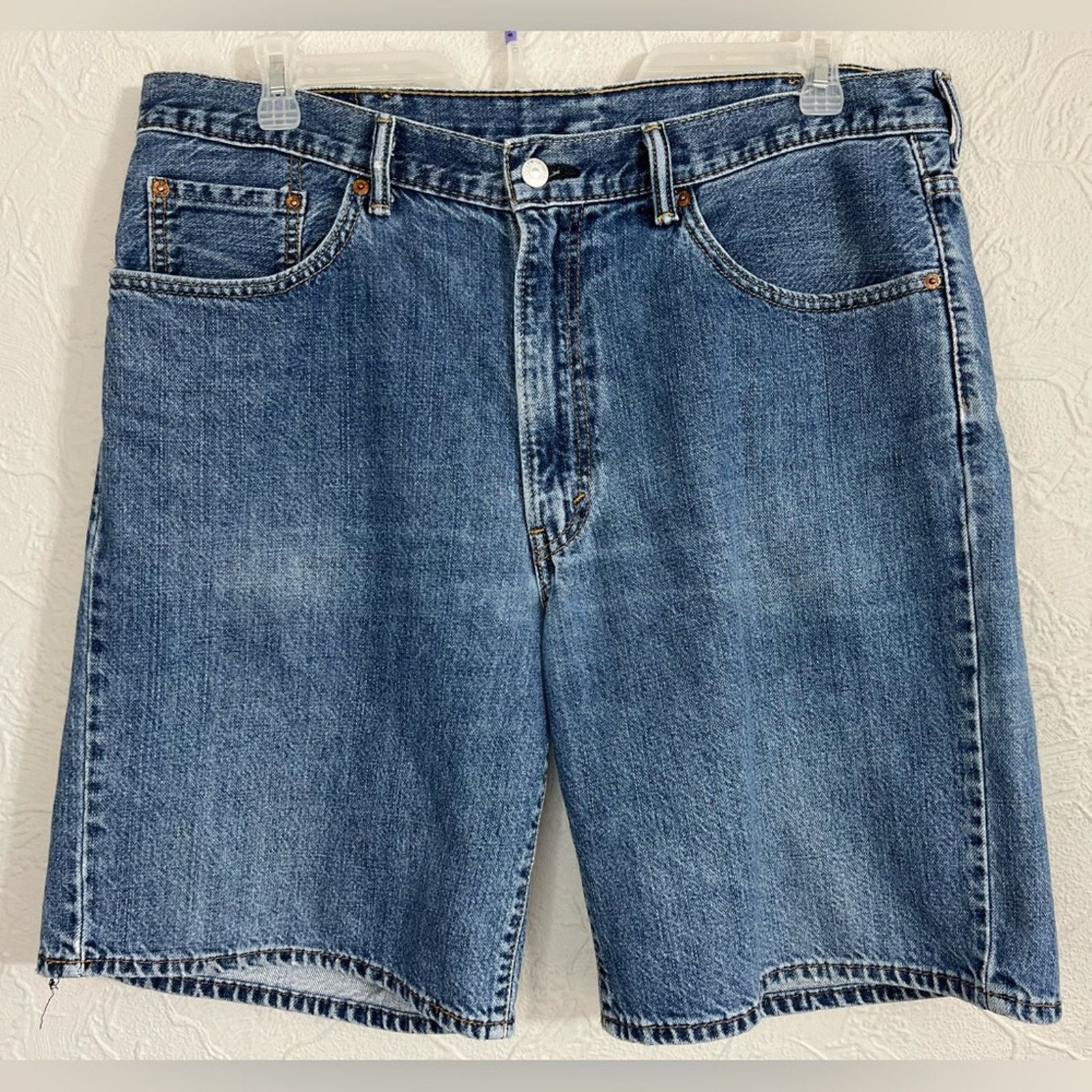 Levi's Levis 550 Jean Shorts Mens 38x10 Relaxed Fit Jorts Dad Denim Size US 38 / EU 54 - 1 Thumbnail
